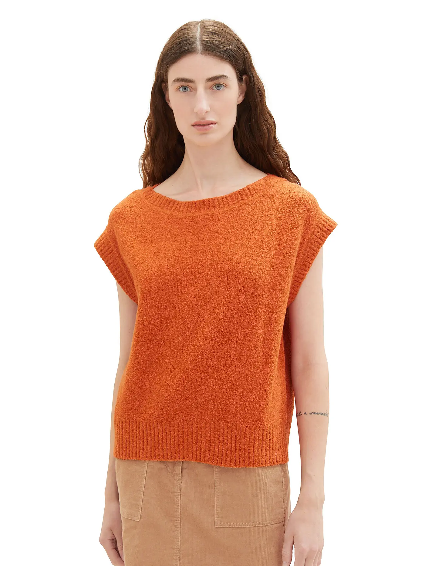 TOM TAILOR | Pullunder | orange