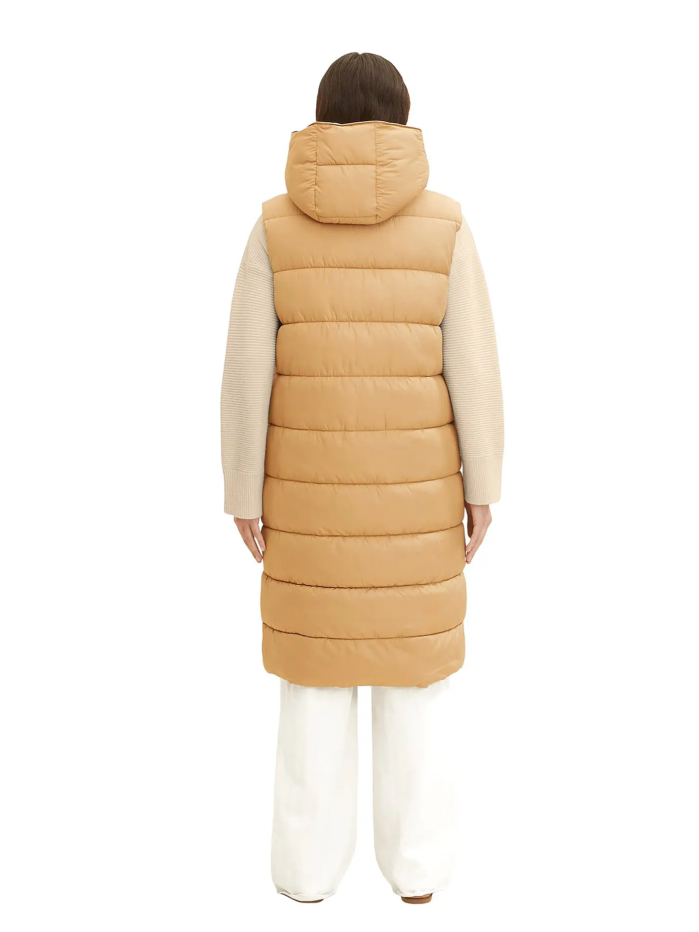 TOM TAILOR | Steppgilet | camel