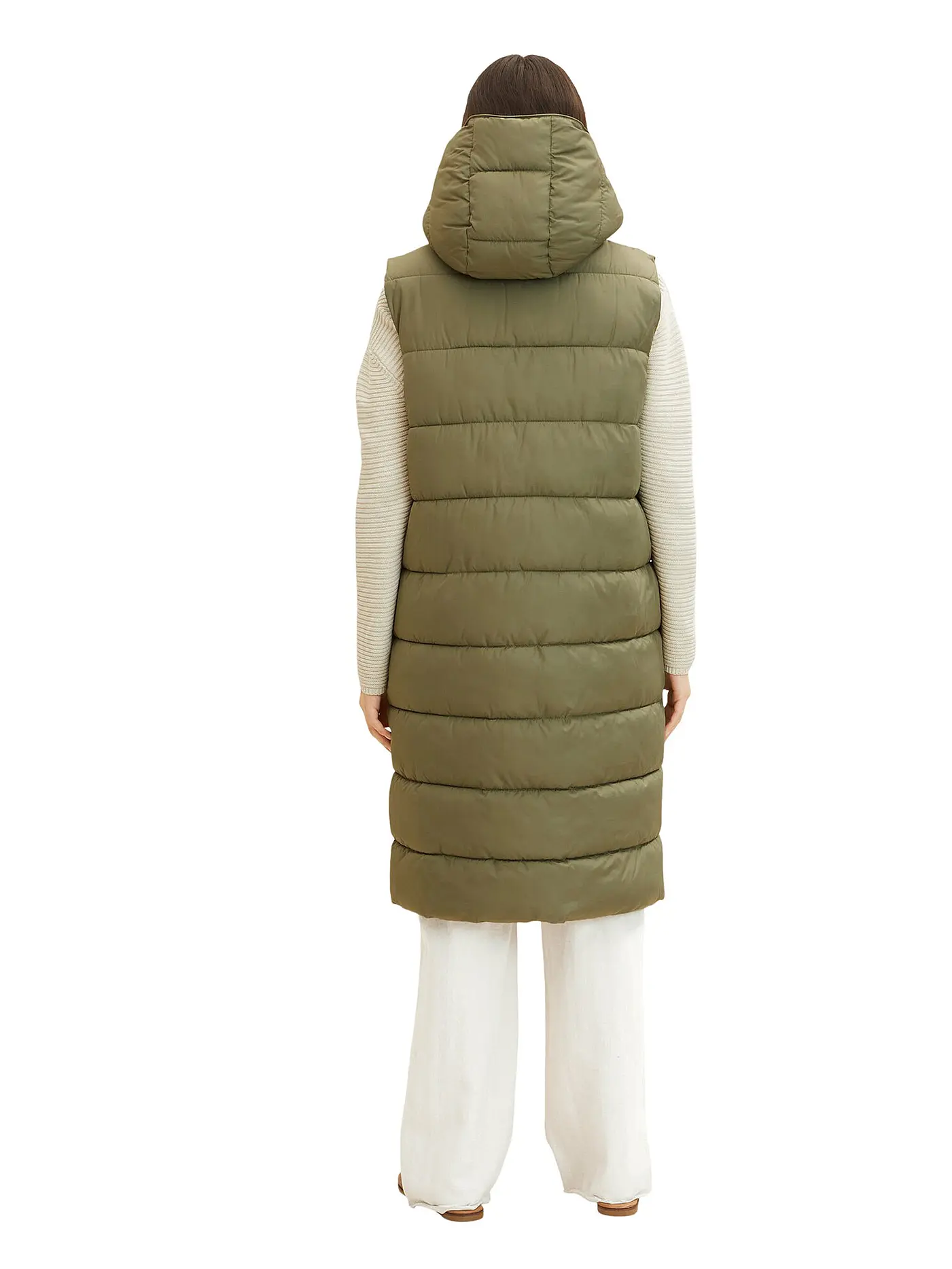 TOM TAILOR | Steppgilet | grün