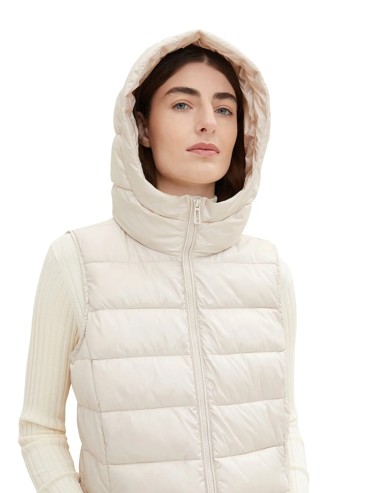 TOM TAILOR | Steppgilet | beige