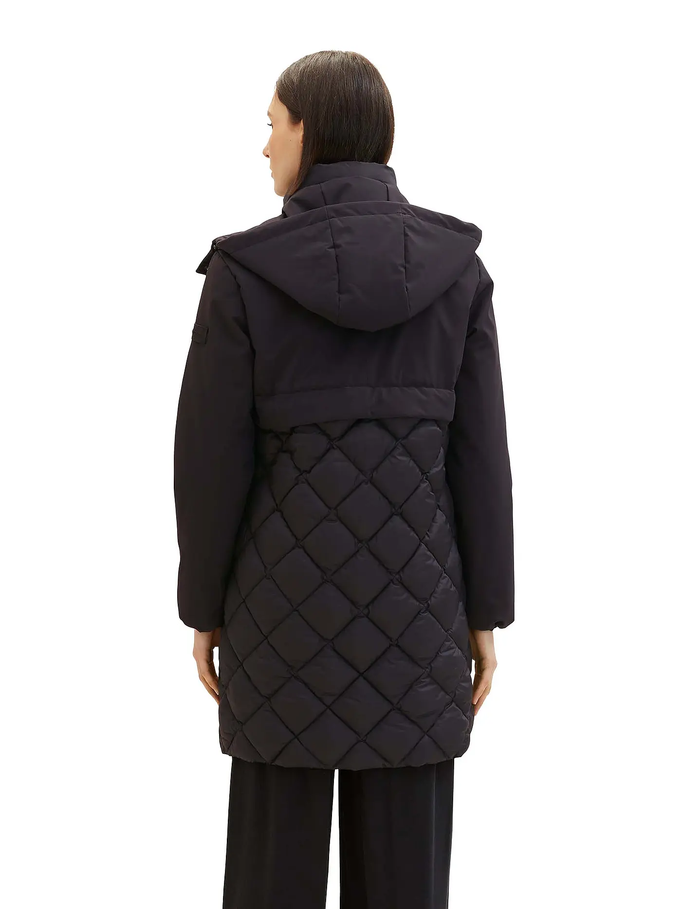 TOM TAILOR | Steppjacke | schwarz