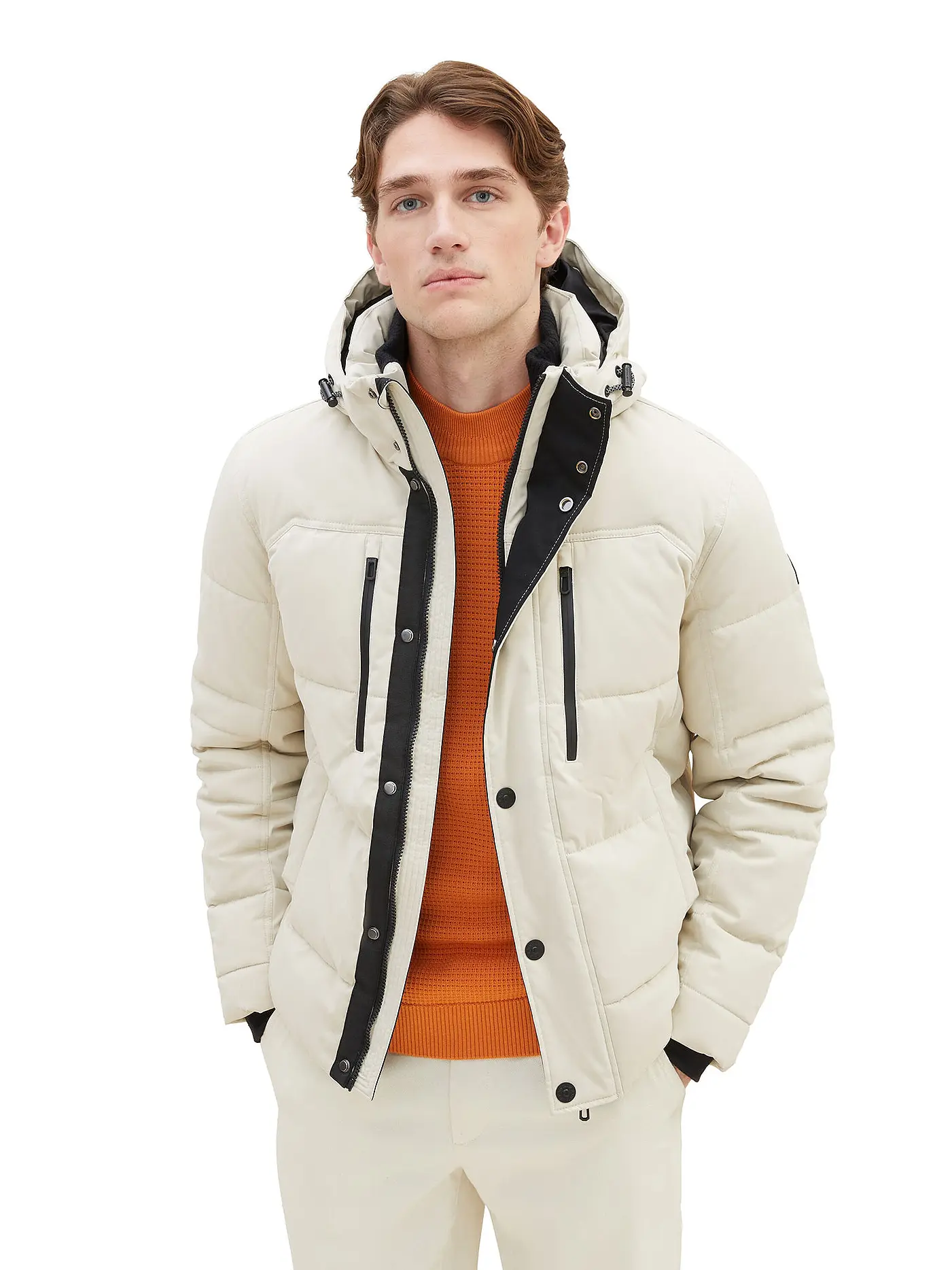 TOM TAILOR | Steppjacke | weiss