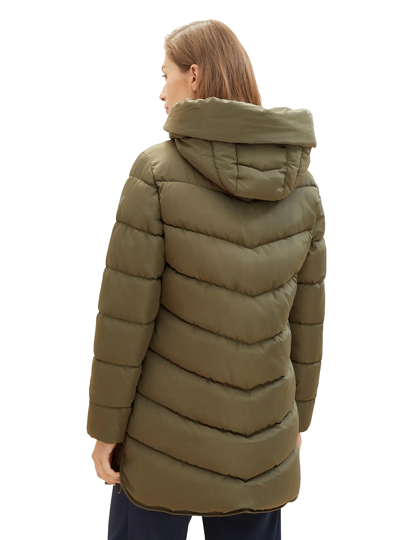 TOM TAILOR | Steppmantel | olive