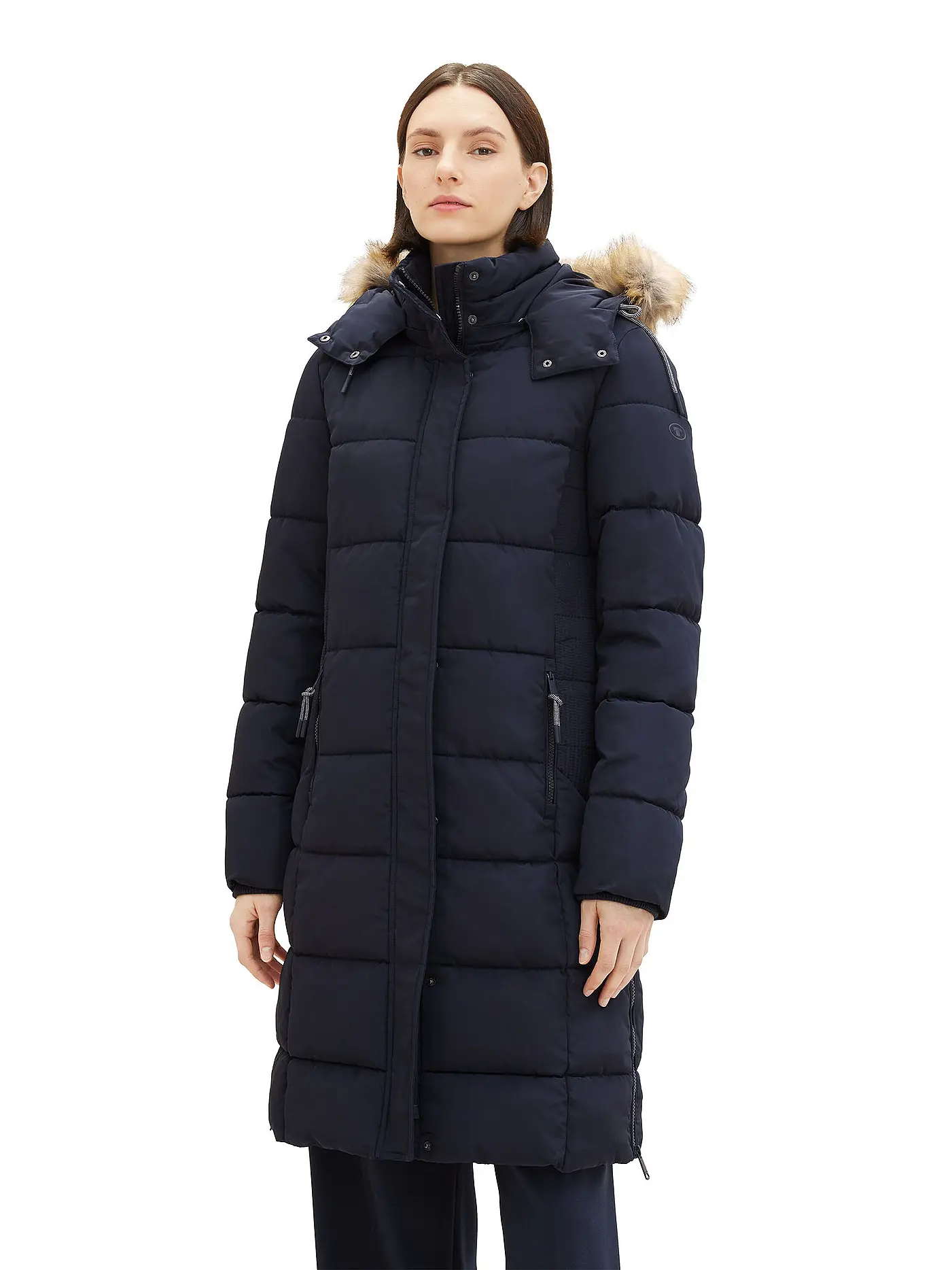 TOM TAILOR | Steppmantel | blau