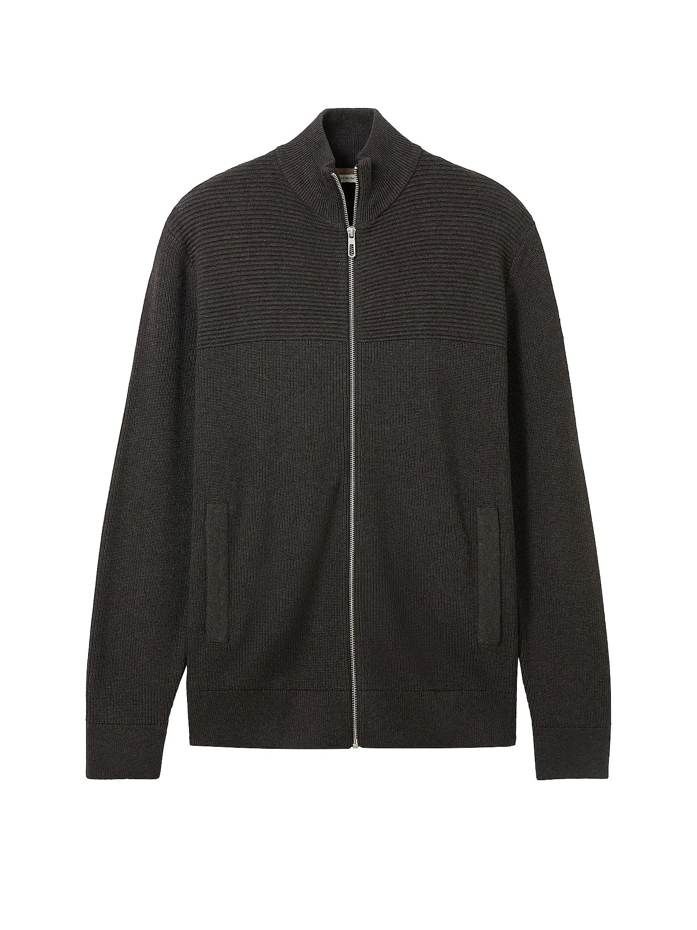 TOM TAILOR | Strickjacke | schwarz