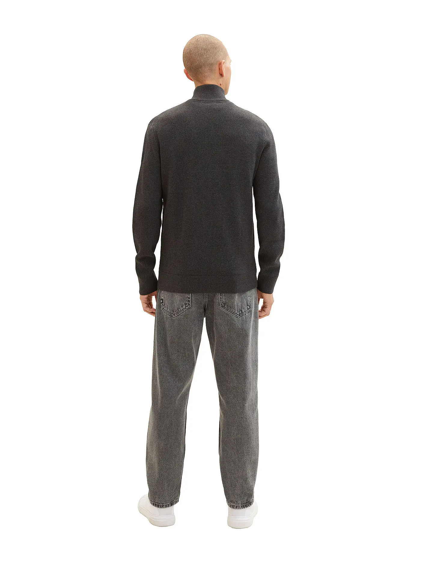 TOM TAILOR | Strickjacke | schwarz