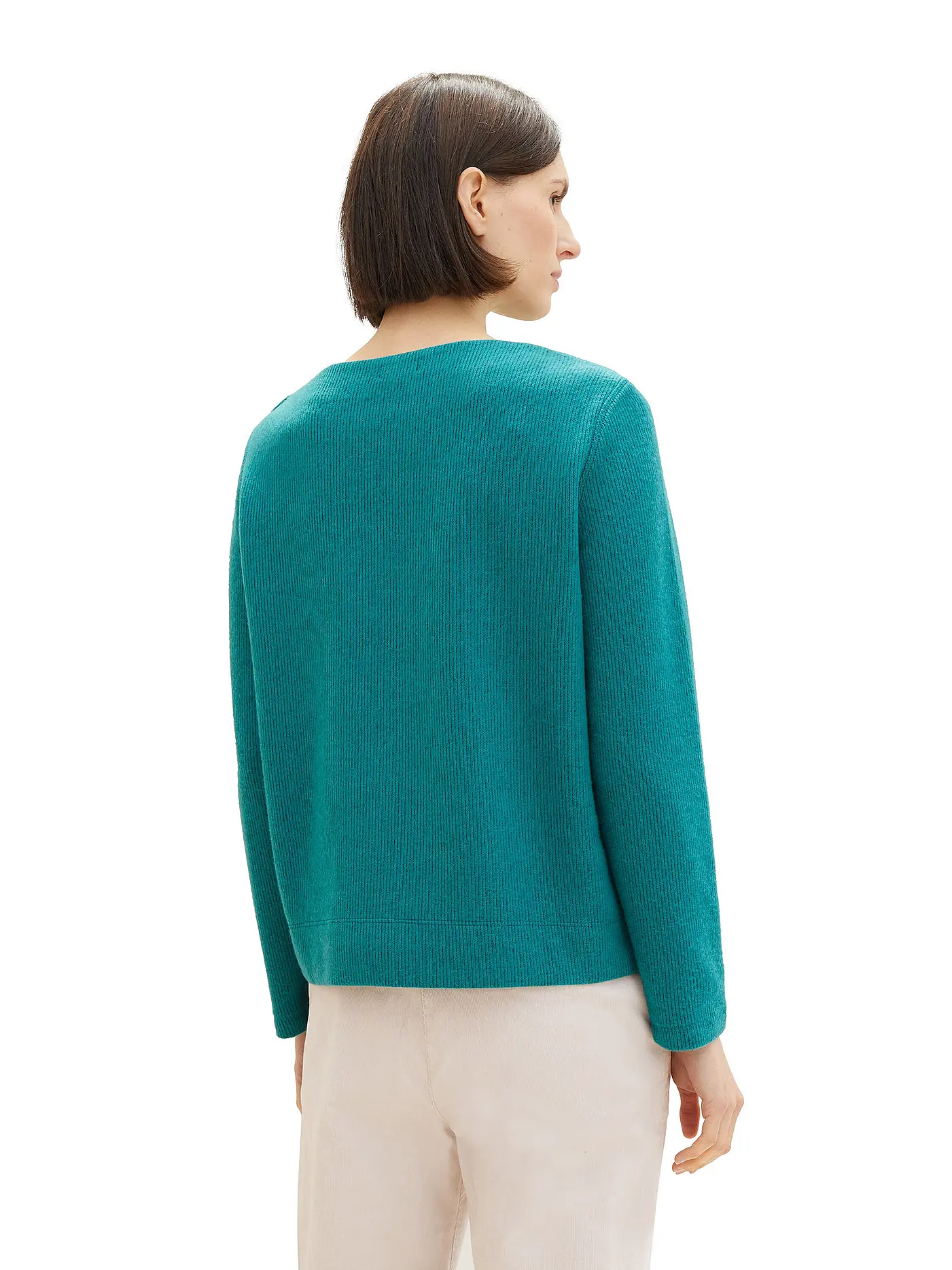 TOM TAILOR | Sweater | petrol