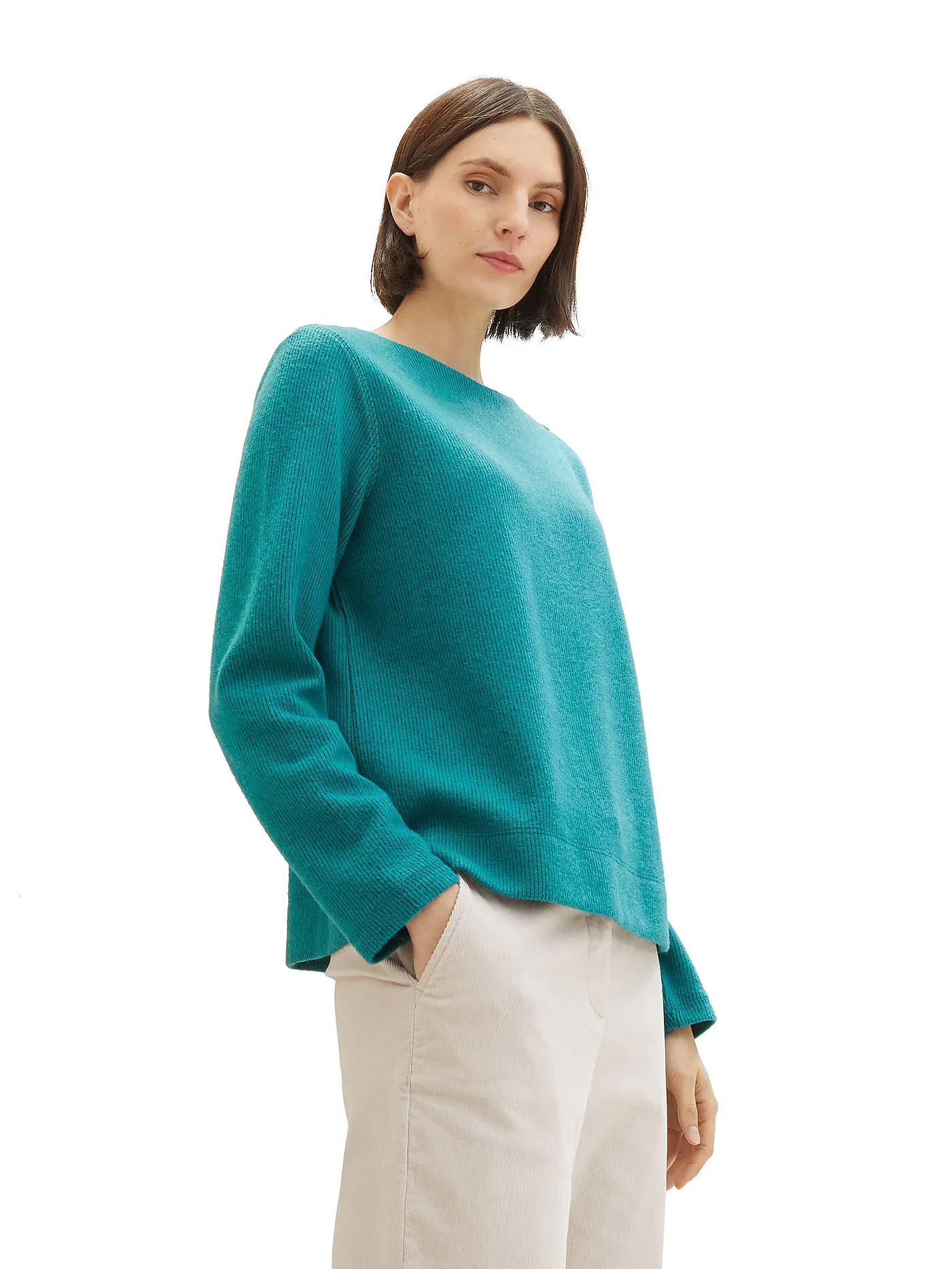TOM TAILOR | Sweater | petrol