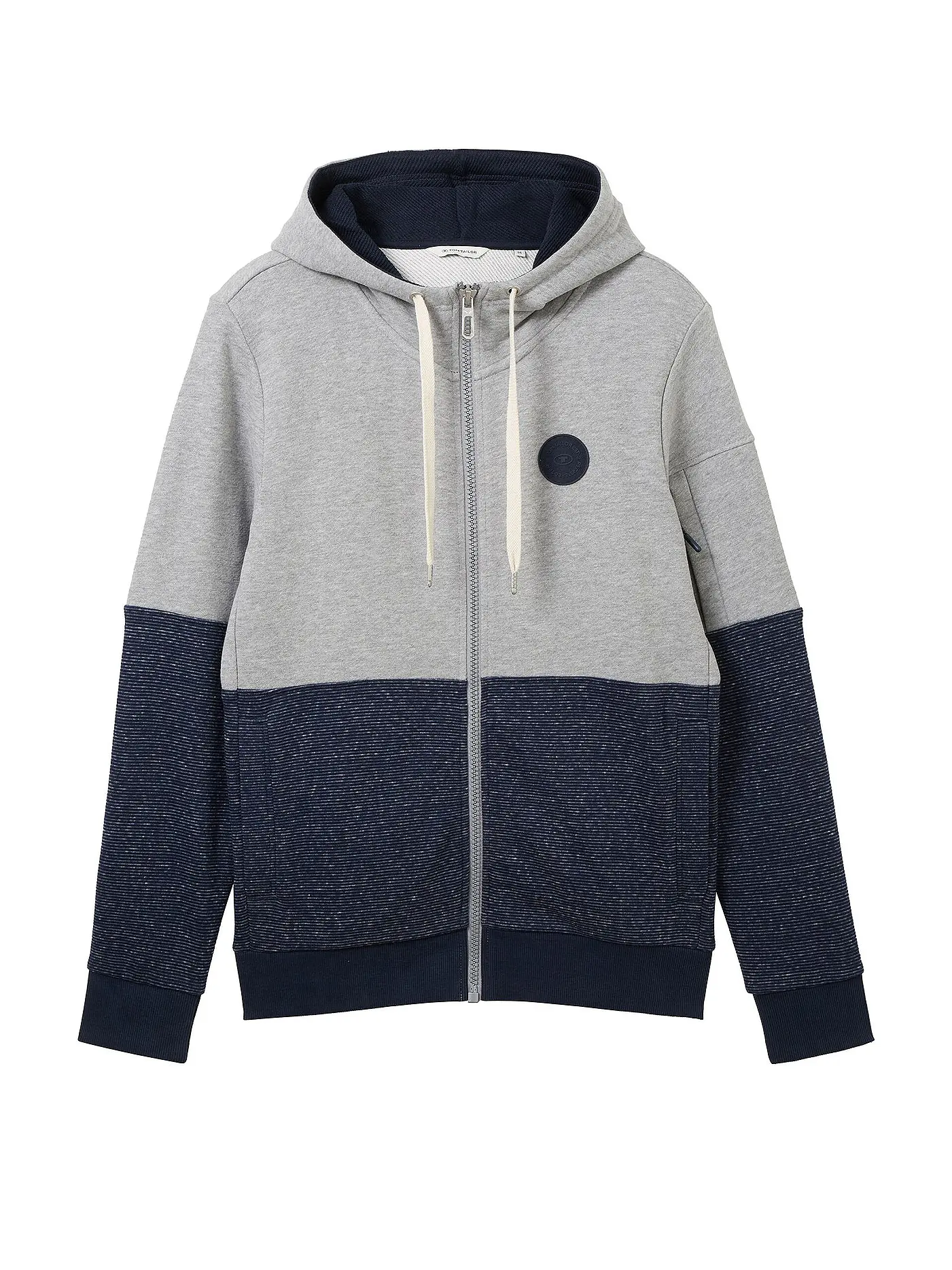 TOM TAILOR | Sweatjacke | grau