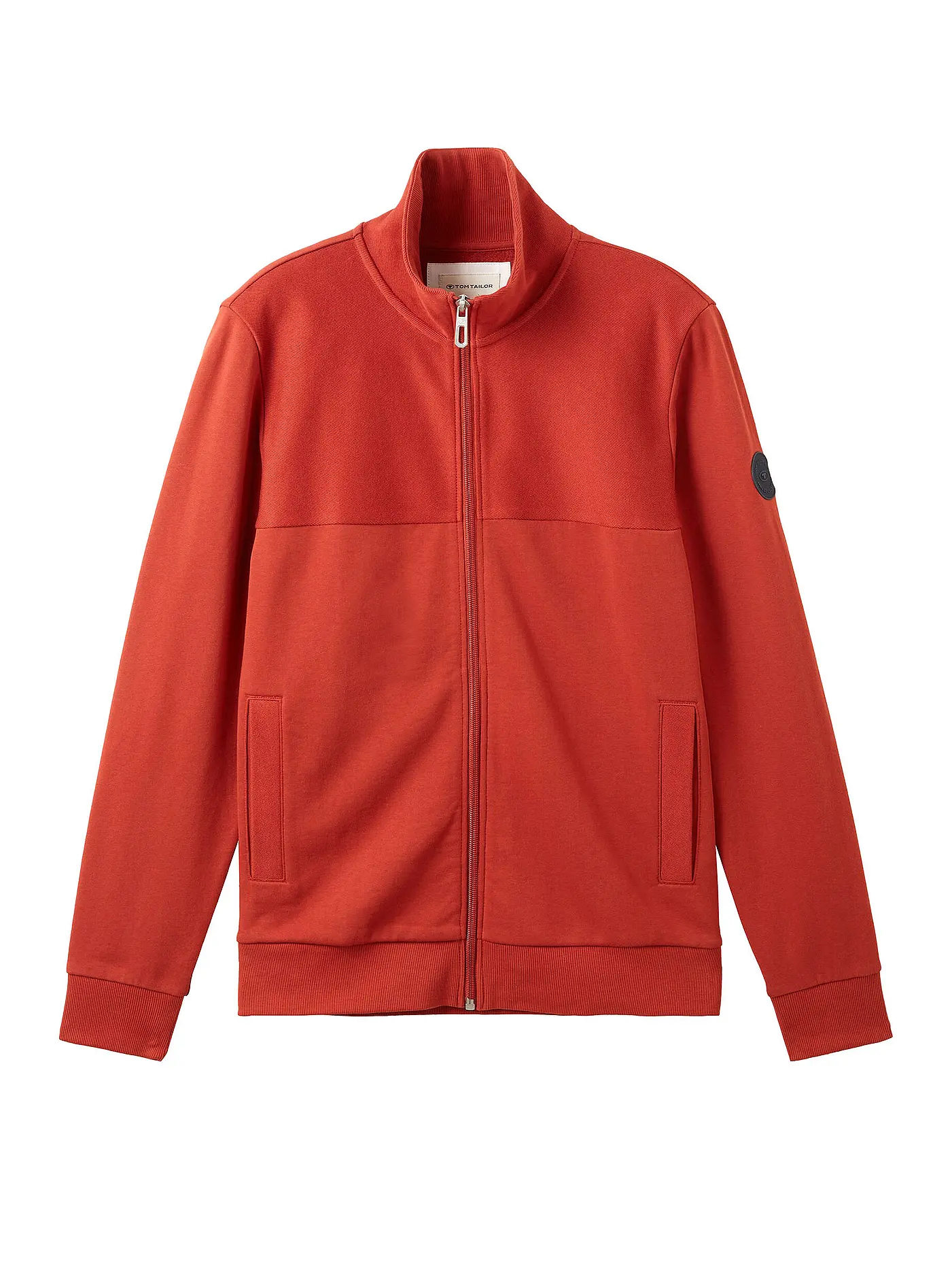 TOM TAILOR | Sweatjacke | rot