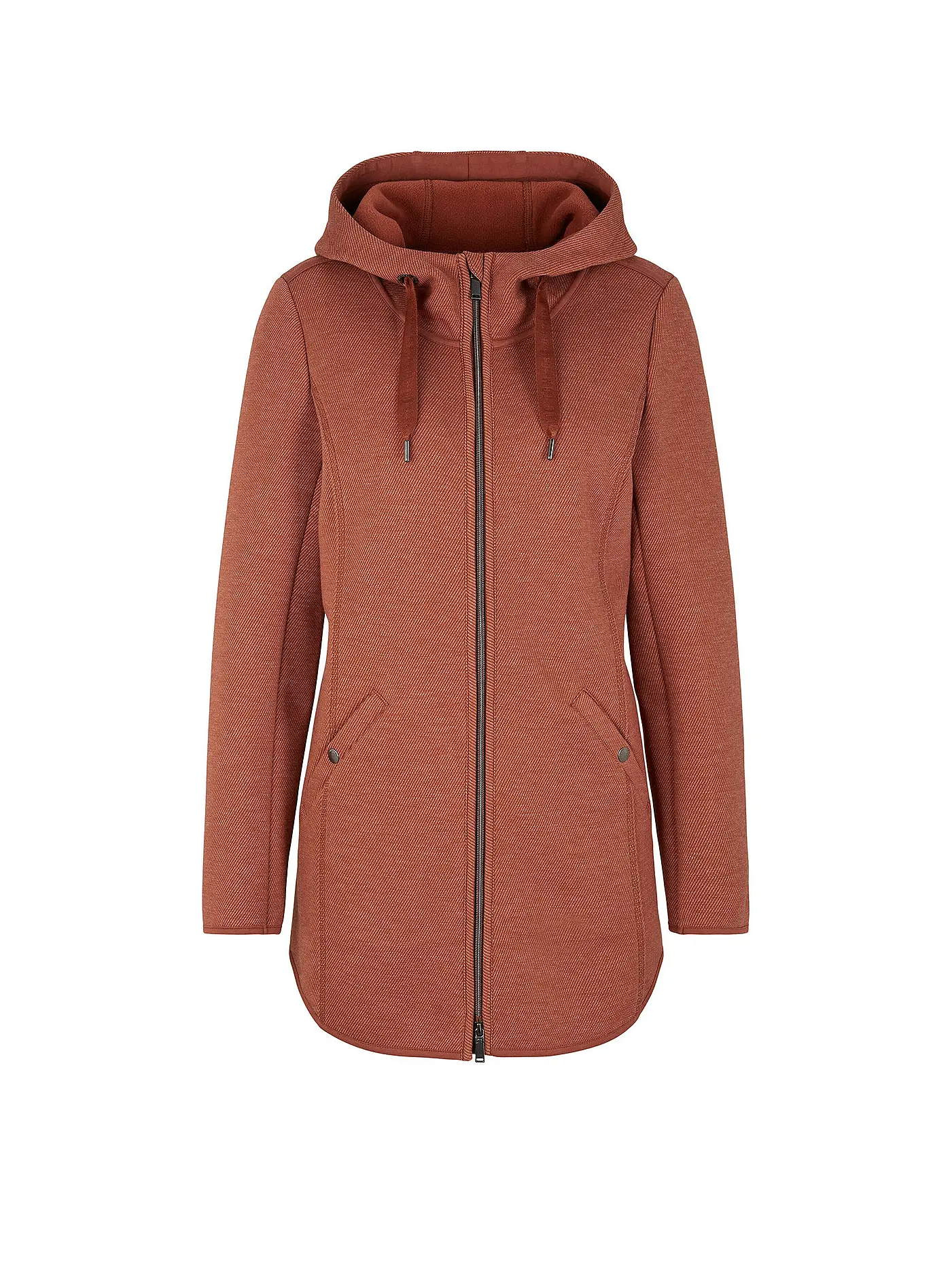 TOM TAILOR | Sweatjacke | braun