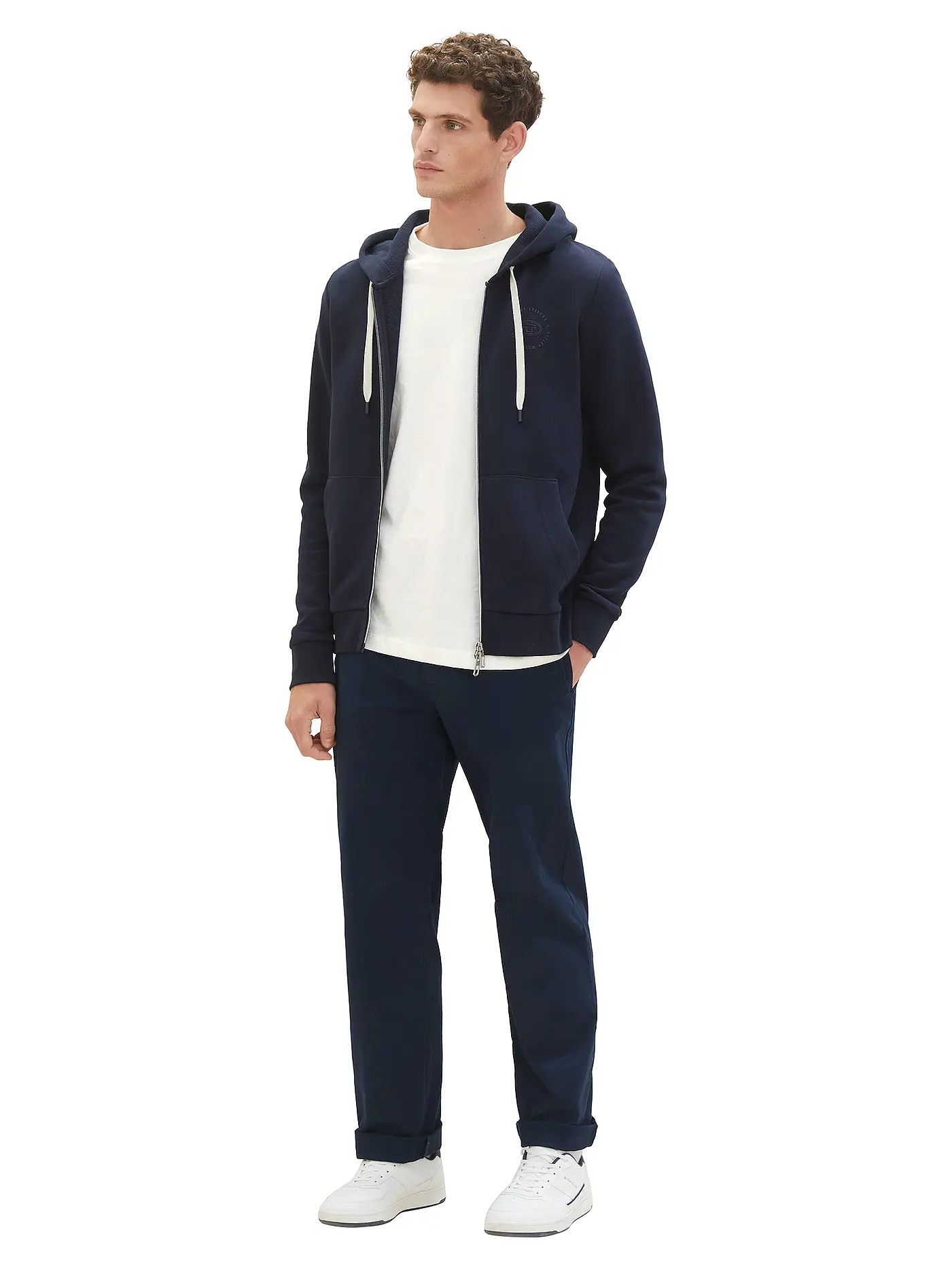TOM TAILOR | Sweatjacke | blau