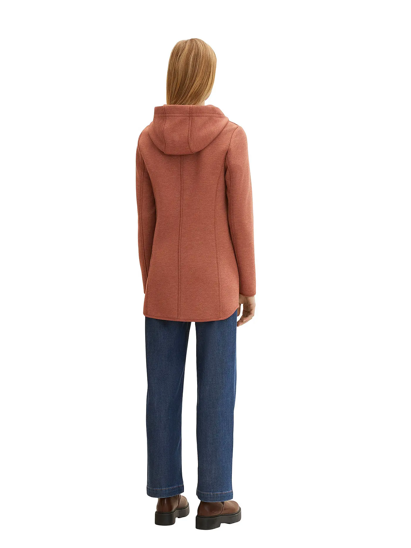 TOM TAILOR | Sweatjacke | braun