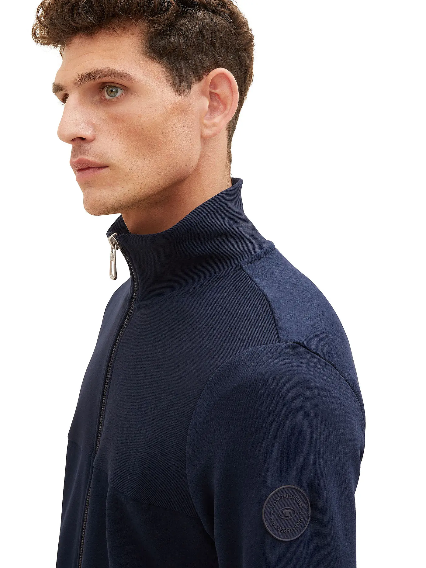 TOM TAILOR | Sweatjacke | blau