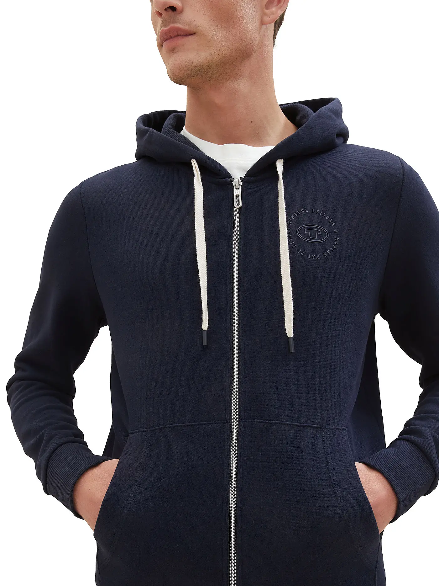 TOM TAILOR | Sweatjacke | blau