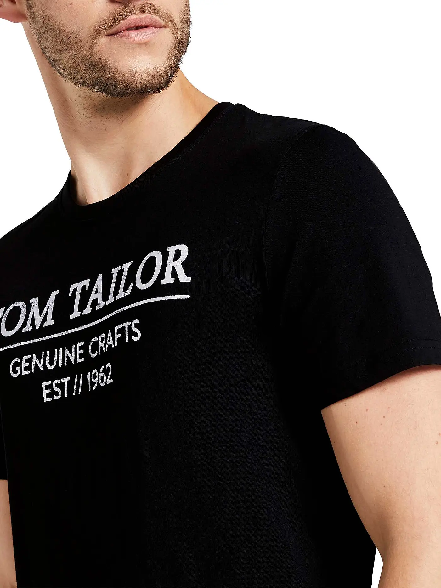 TOM TAILOR | T-Shirt | schwarz