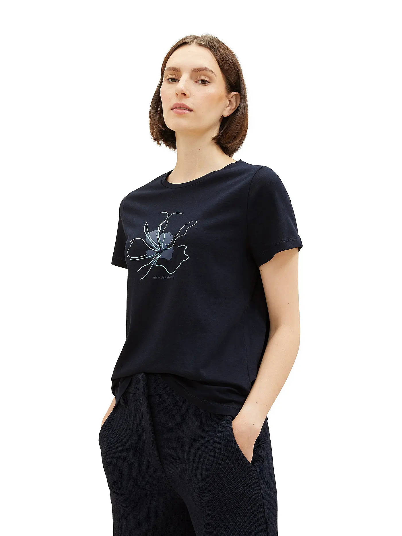 TOM TAILOR | T-Shirt | dunkelblau