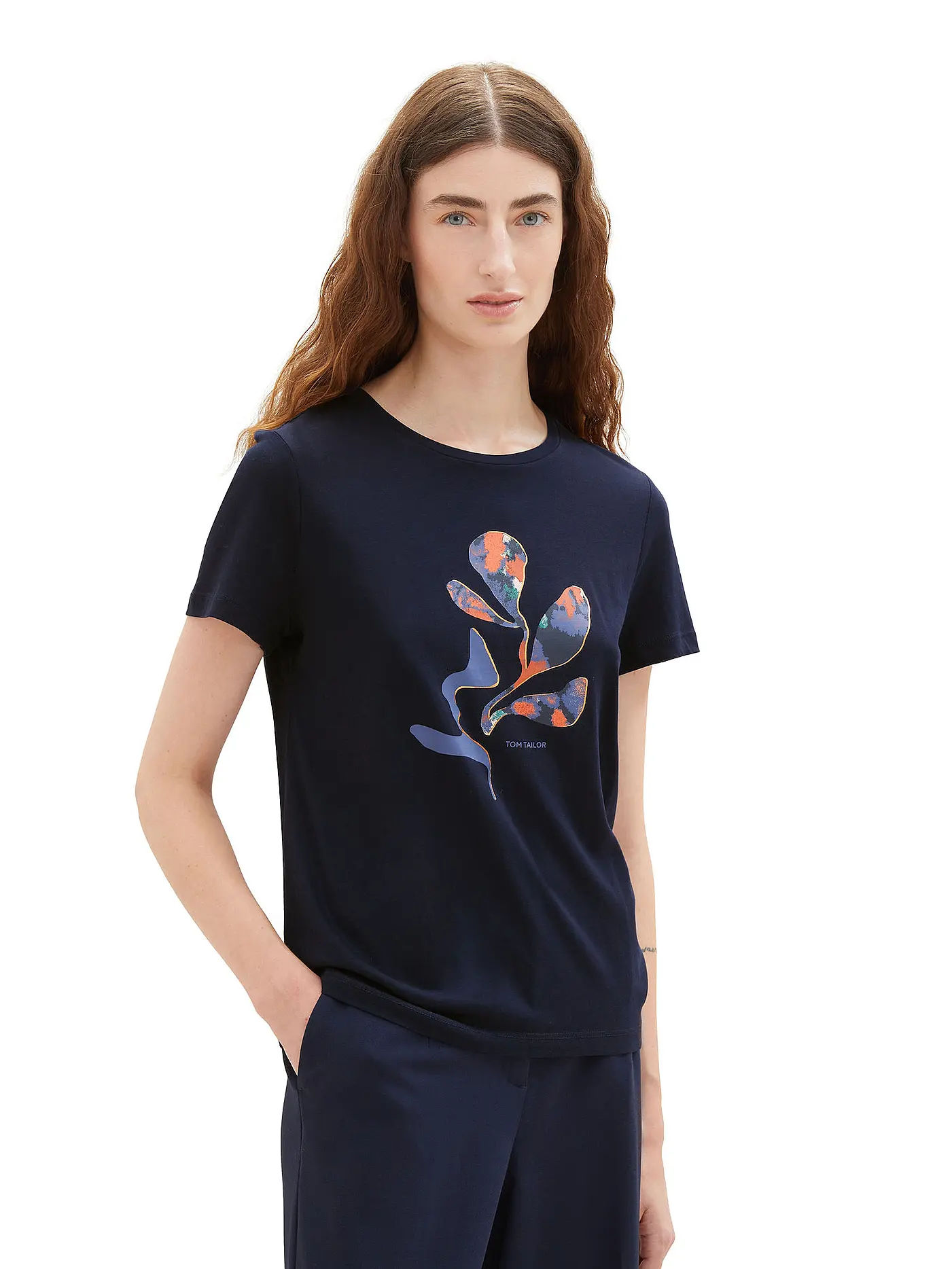 TOM TAILOR | T-Shirt | dunkelblau