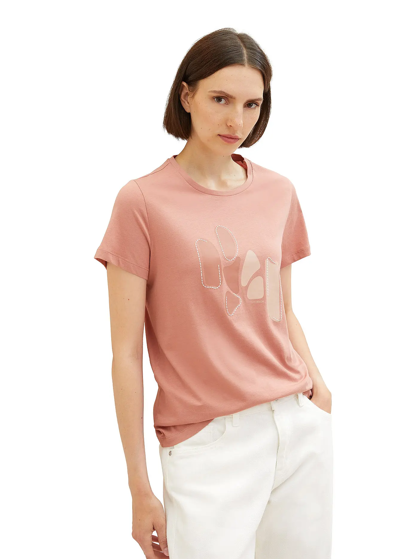 TOM TAILOR | T-Shirt | rosa