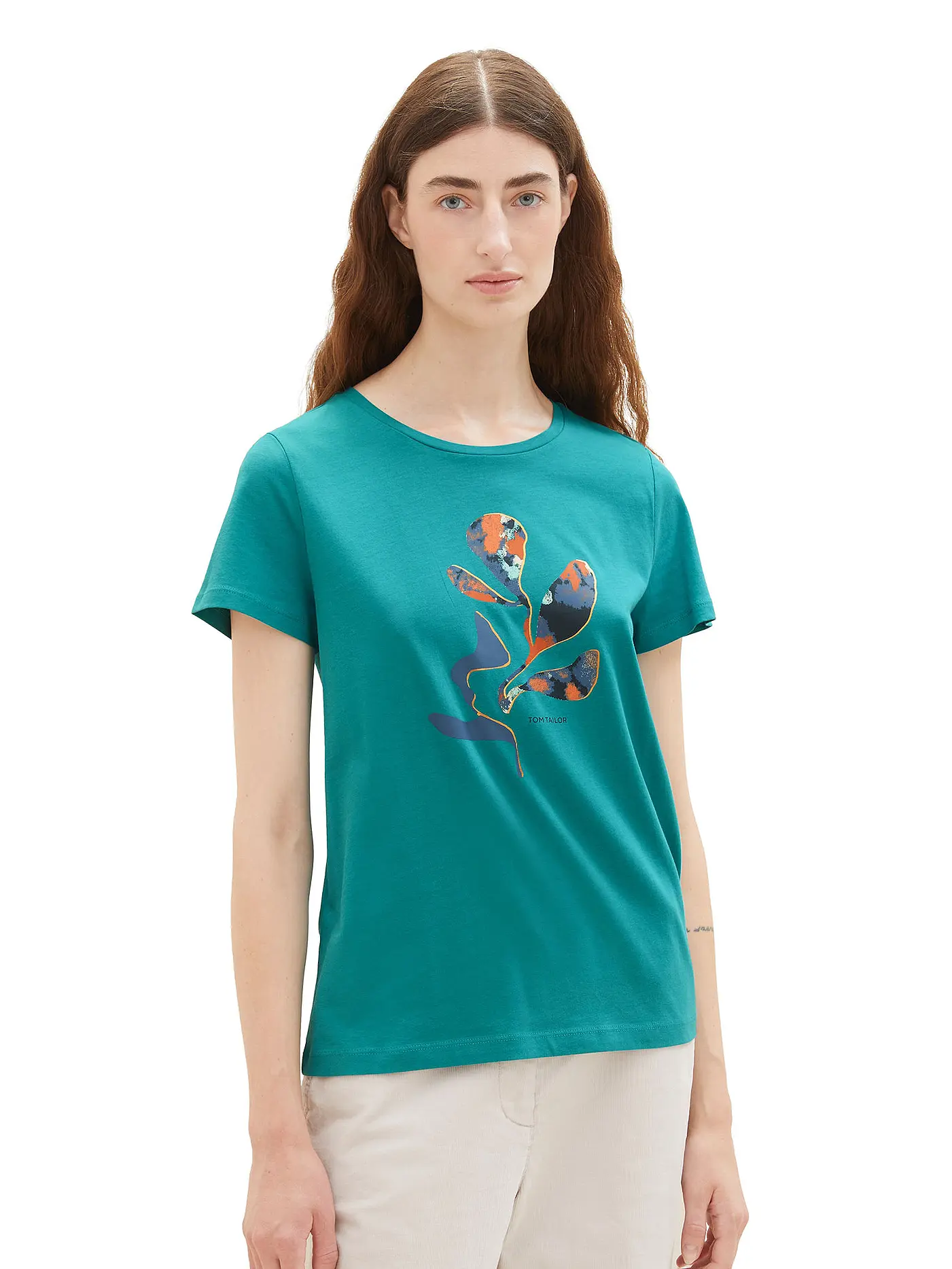 TOM TAILOR | T-Shirt | grün