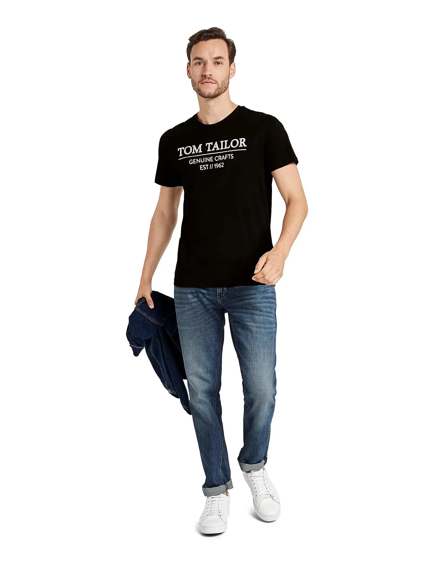 TOM TAILOR | T-Shirt | schwarz