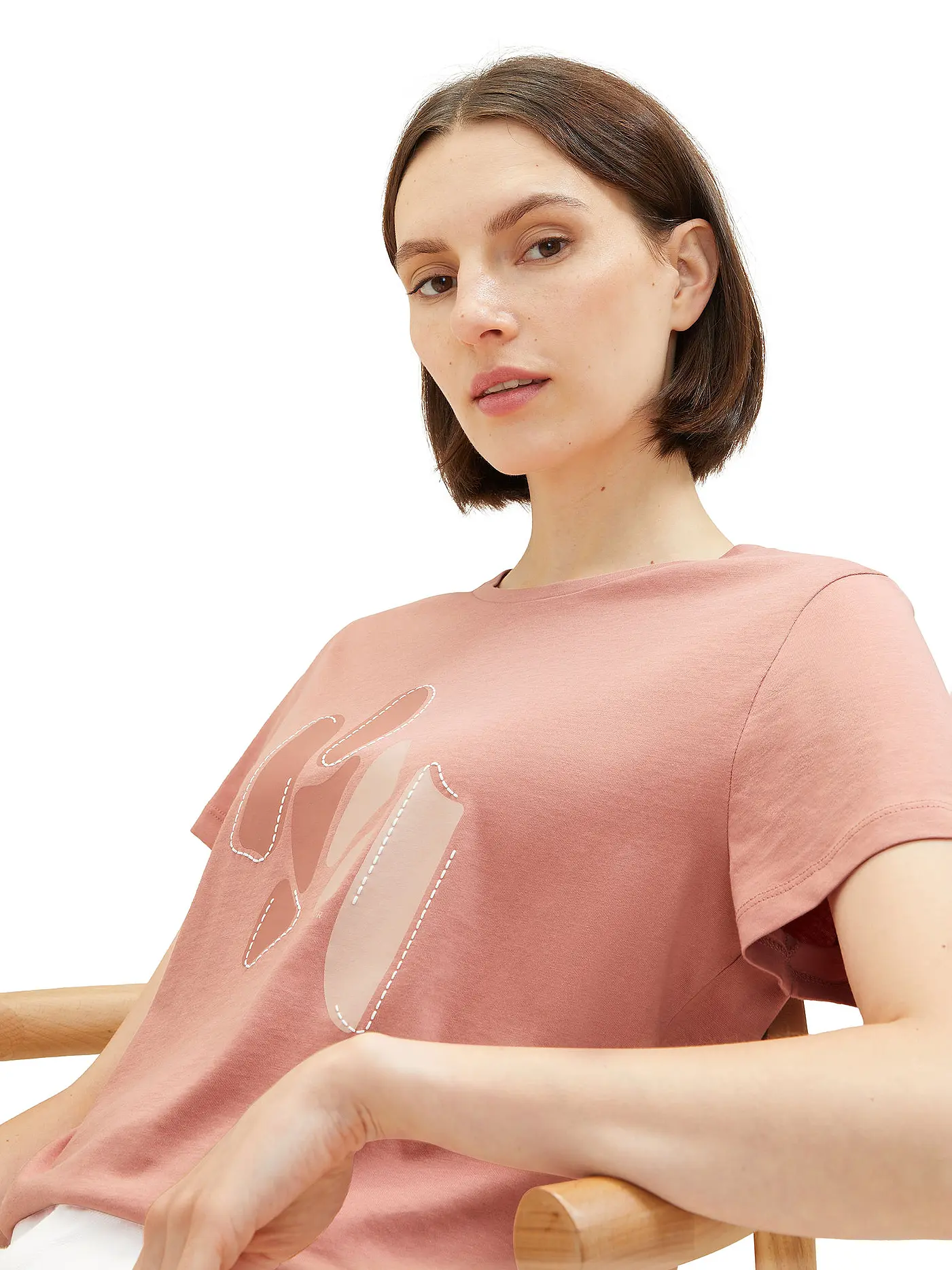 TOM TAILOR | T-Shirt | rosa