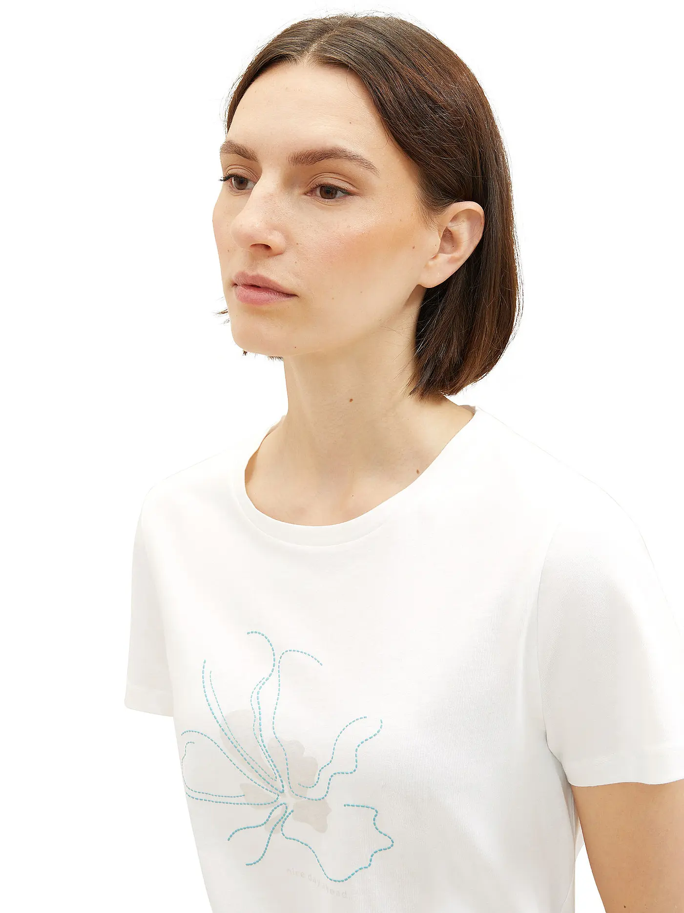 TOM TAILOR | T-Shirt | weiss