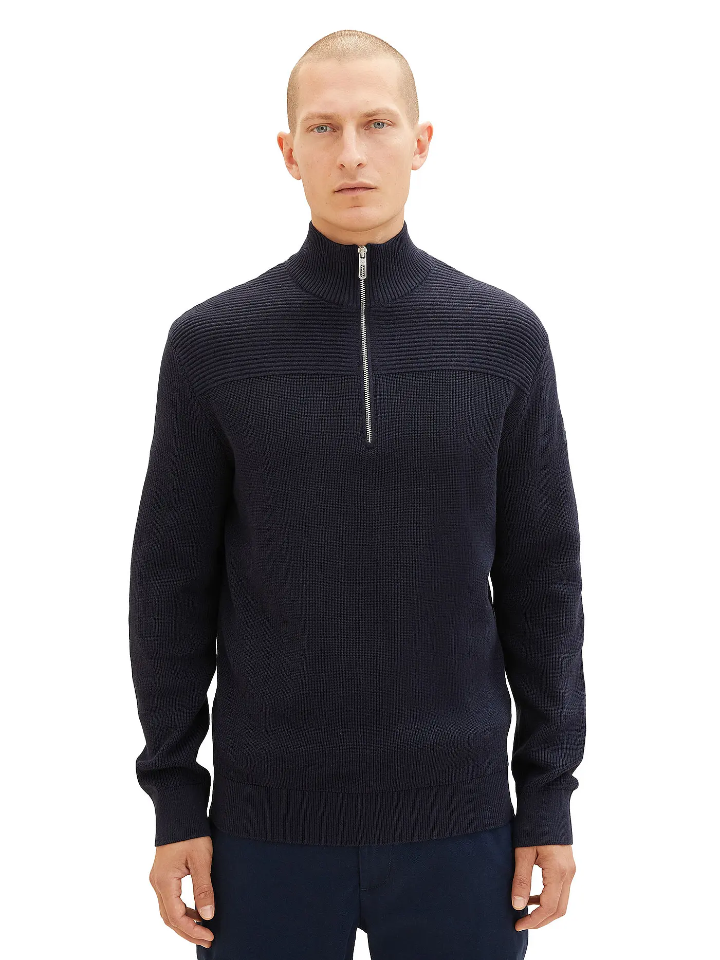 TOM TAILOR | Troyerpullover | dunkelblau