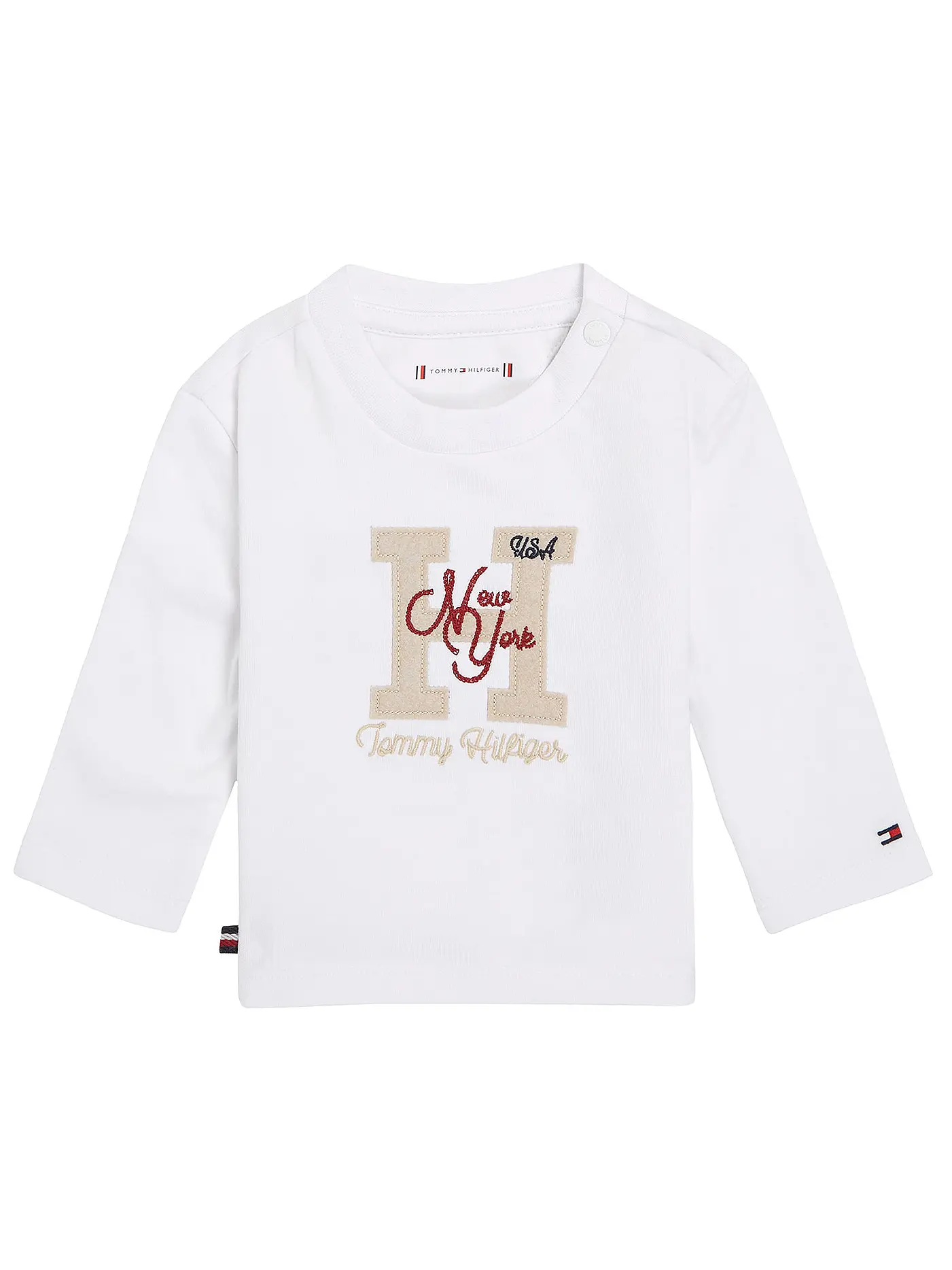 TOMMY HILFIGER | Baby Langarmshirt | weiss