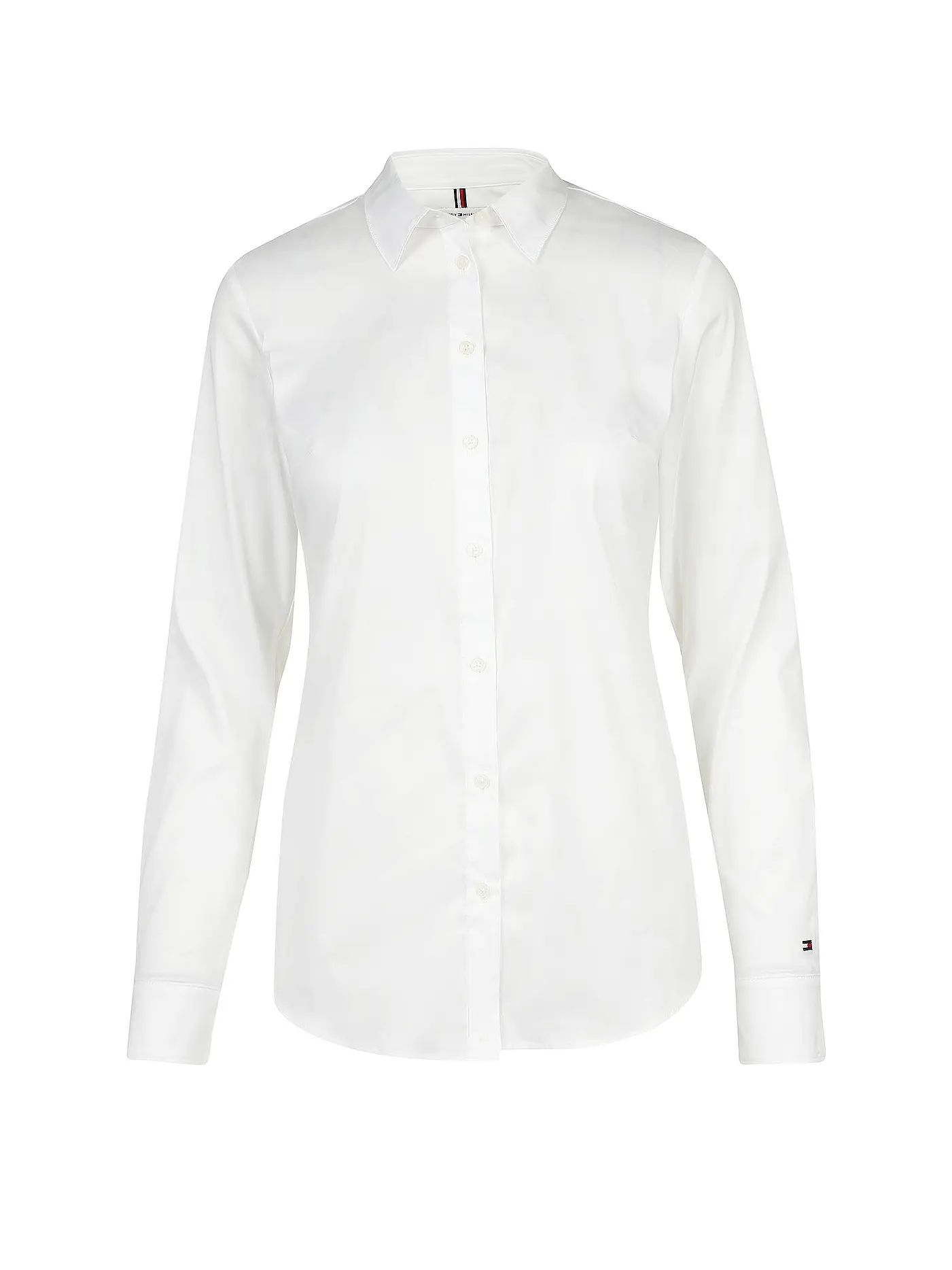 TOMMY HILFIGER | Bluse Fitted "Amy" | weiss