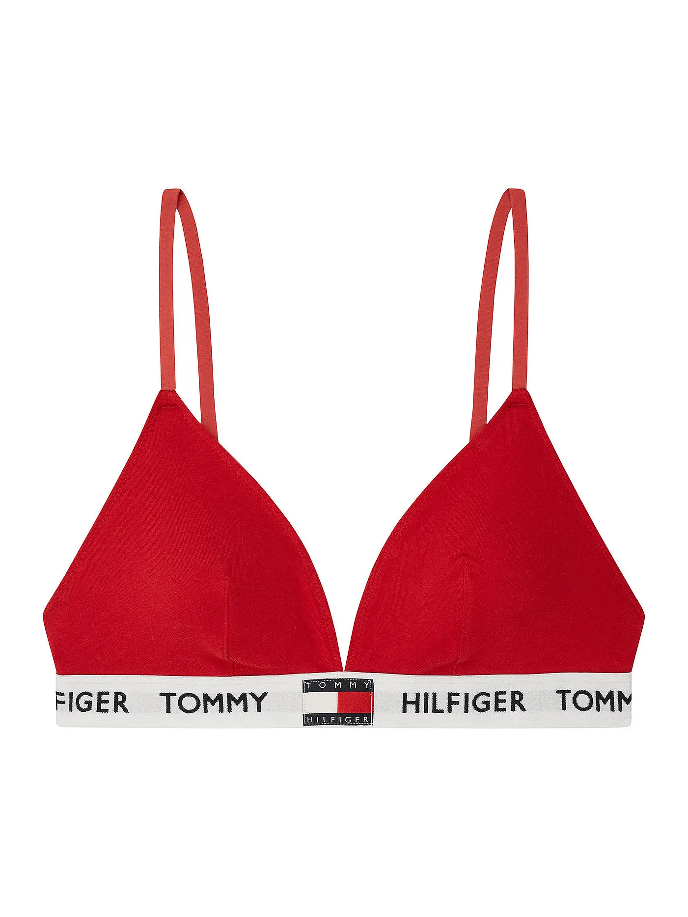 TOMMY HILFIGER | Bustier Padded Triangle BH red | rot
