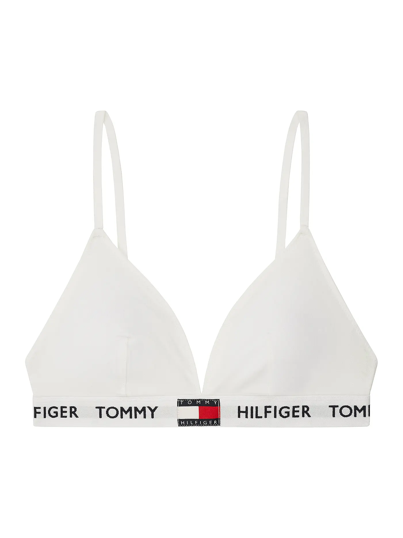 TOMMY HILFIGER | Bustier Padded Triangle BH white | weiss
