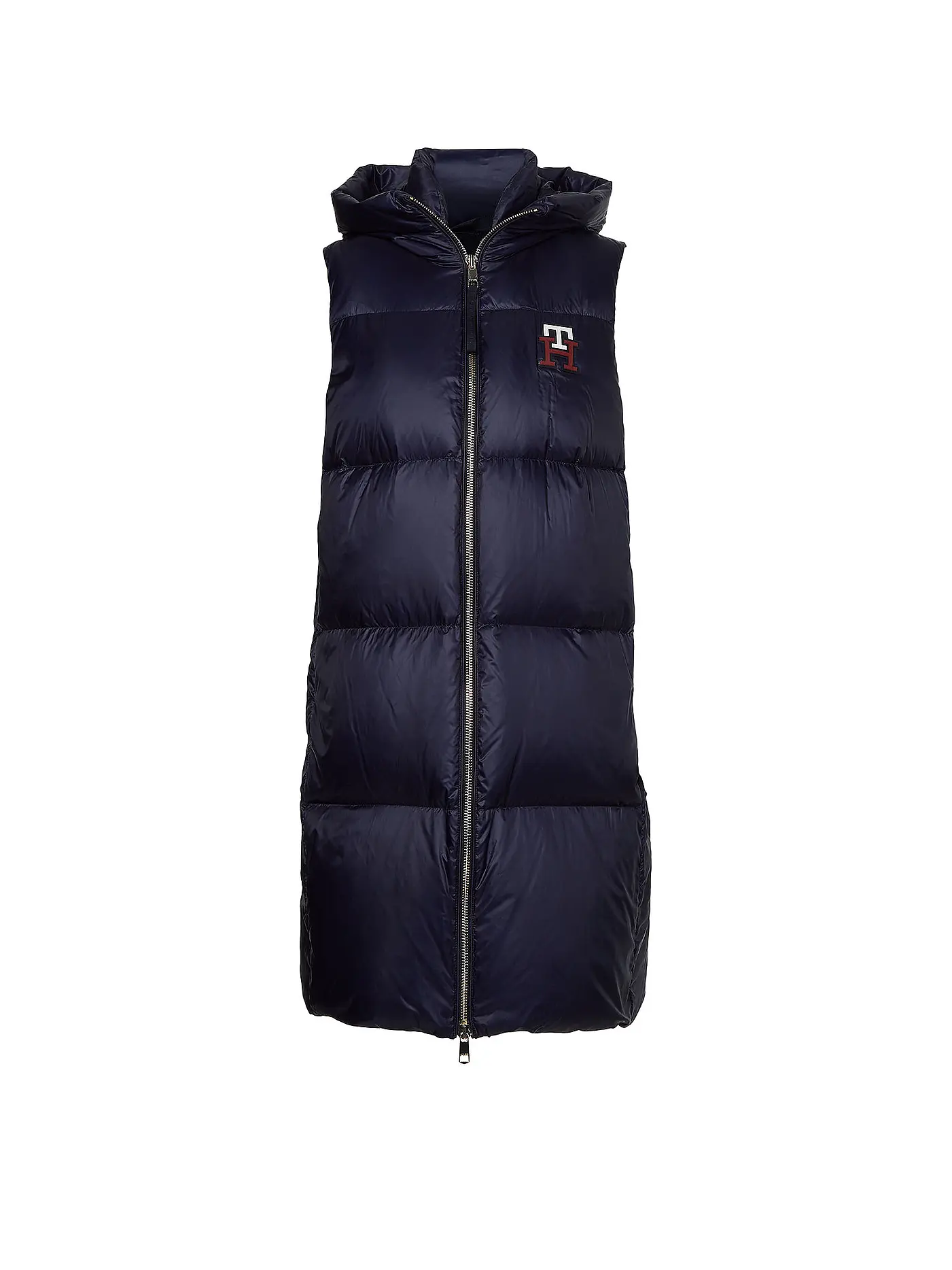 TOMMY HILFIGER | Daunensteppgilet | dunkelblau