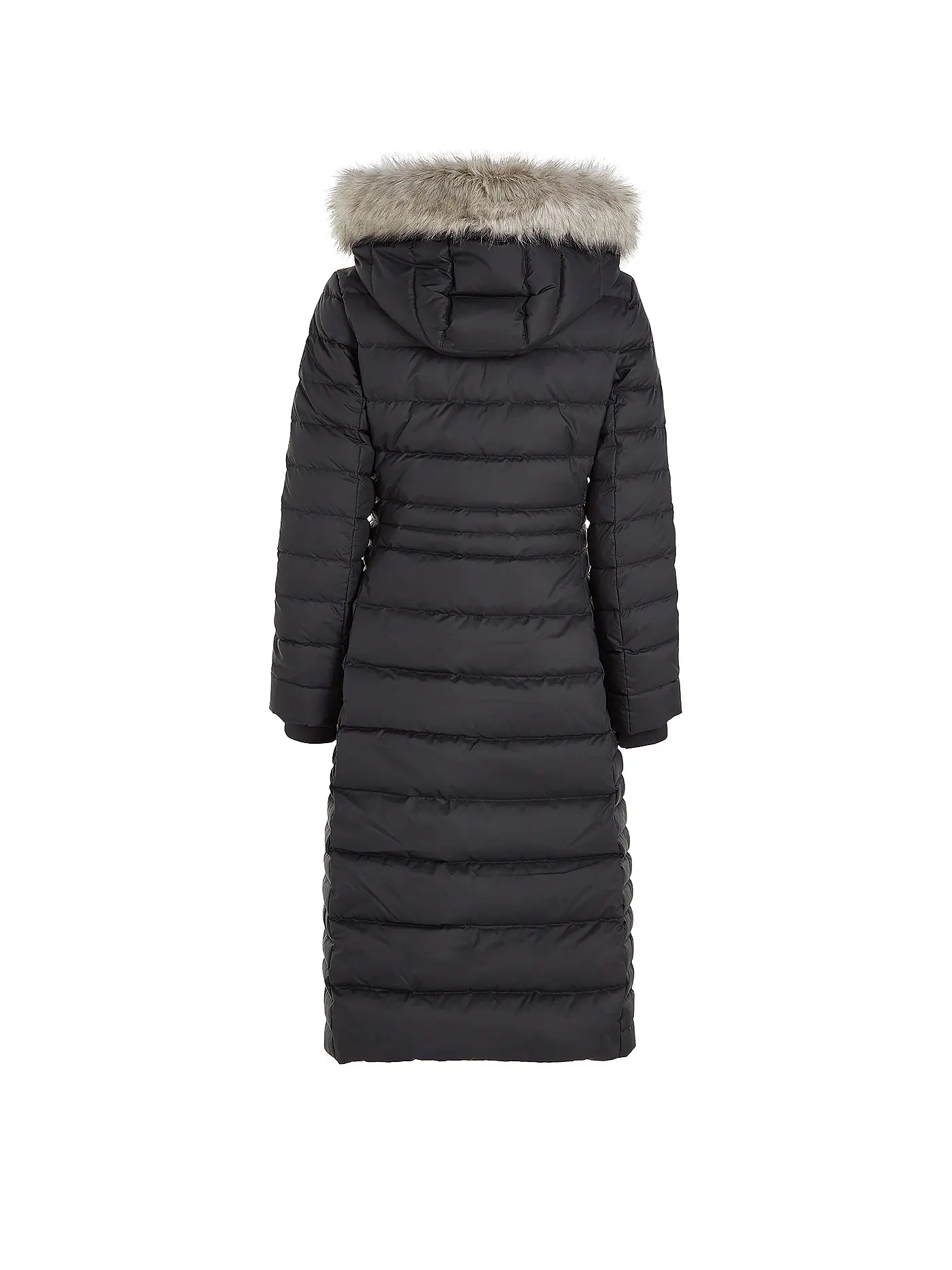 TOMMY HILFIGER | Daunensteppmantel  | schwarz