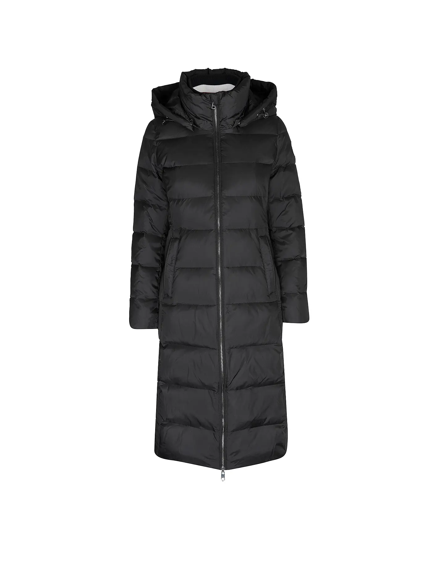 TOMMY HILFIGER | Daunensteppmantel | schwarz