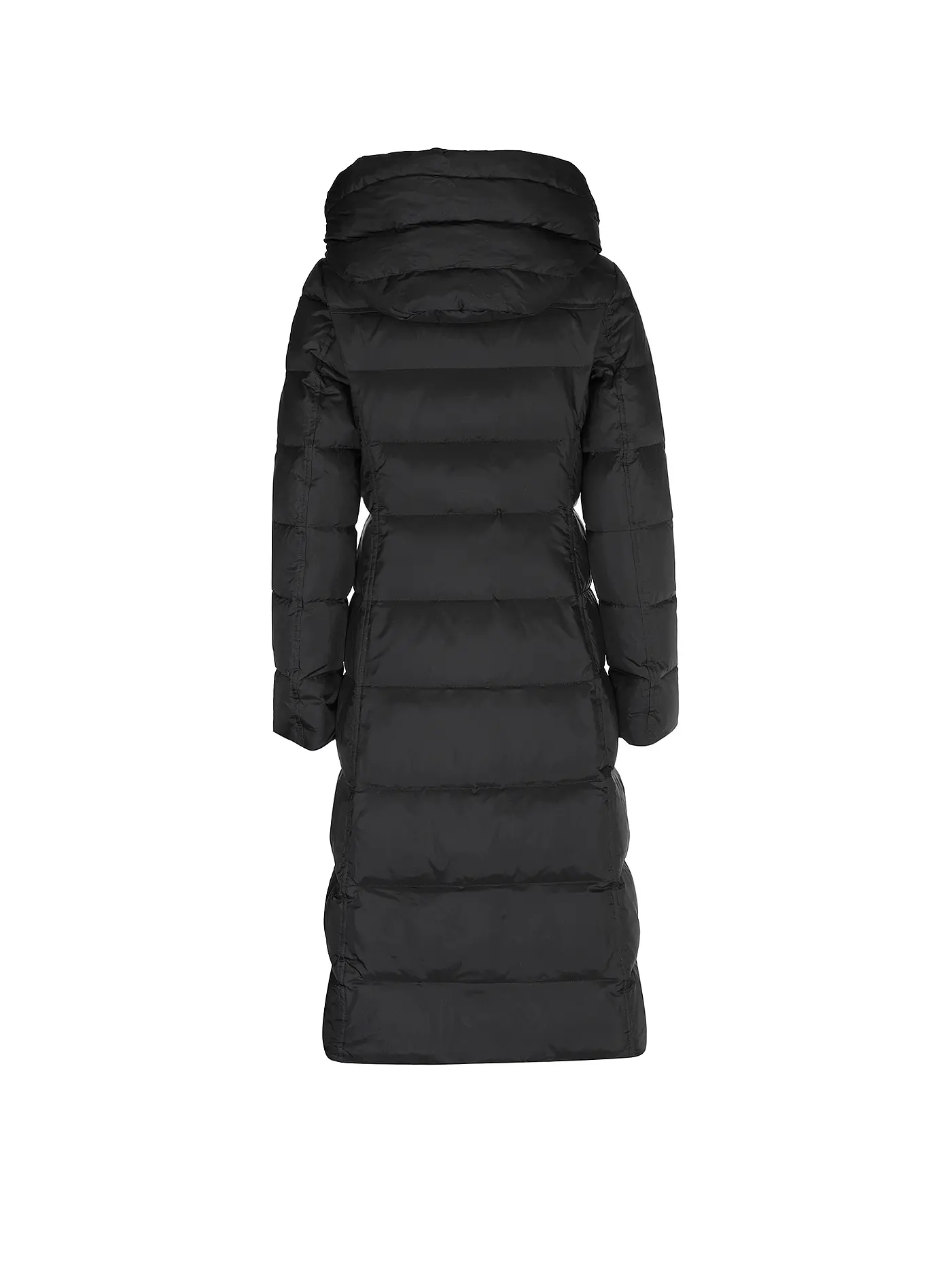 TOMMY HILFIGER | Daunensteppmantel | schwarz
