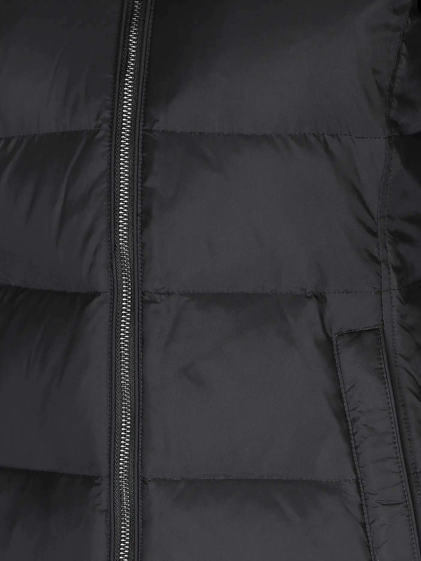 TOMMY HILFIGER | Daunensteppmantel | schwarz