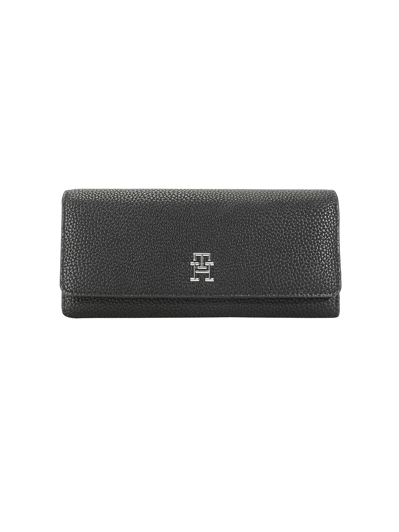 TOMMY HILFIGER | Geldbörse TH EMBLEM  | schwarz