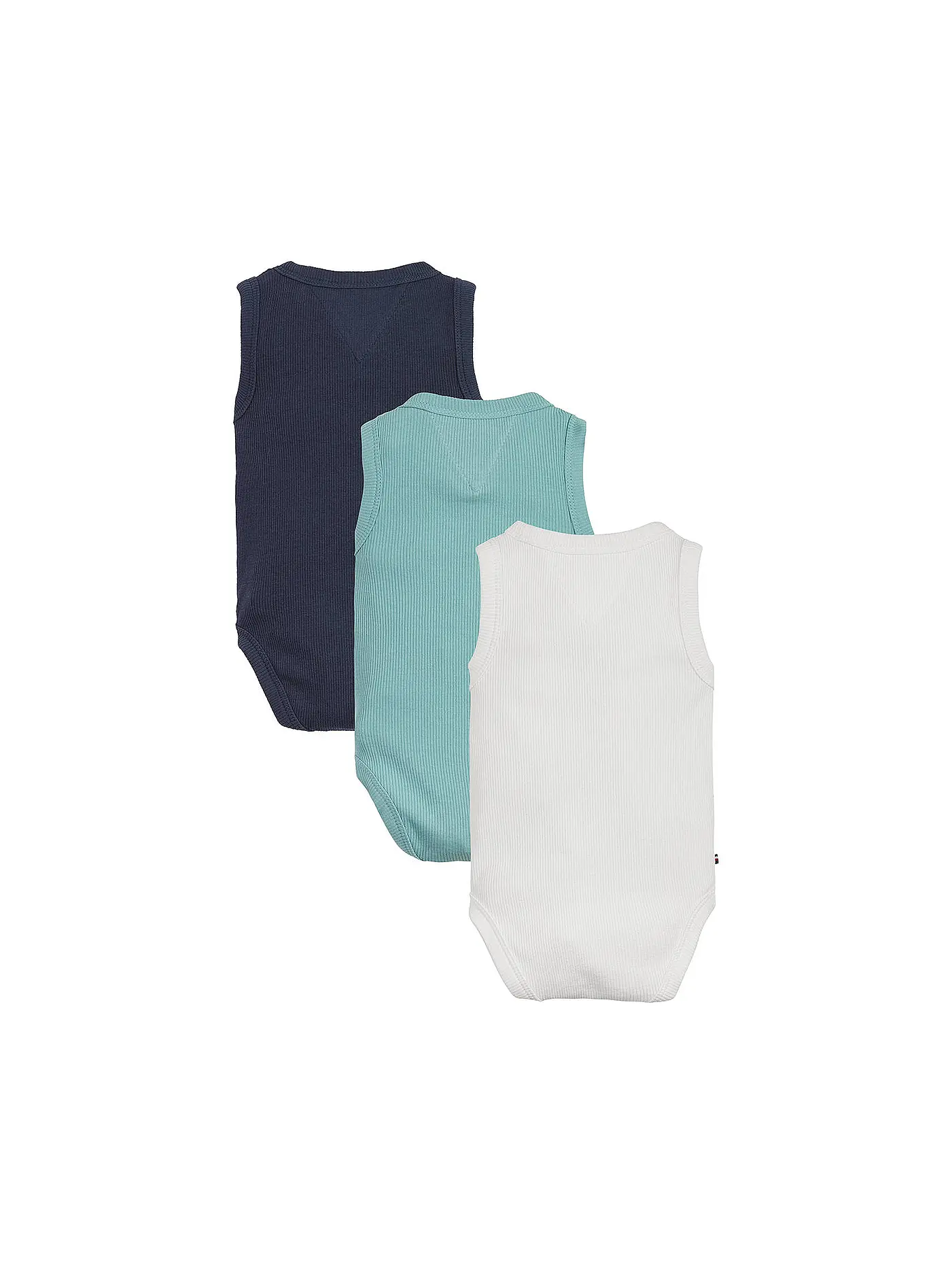 TOMMY HILFIGER | Geschenkset Jungen Bodys 3-er Pkg. | türkis