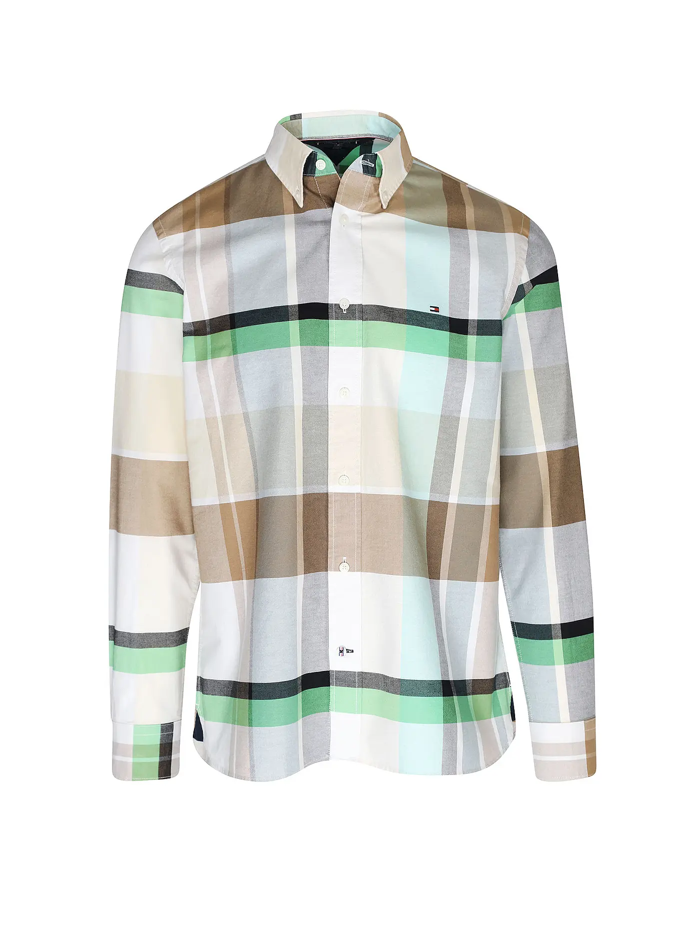 TOMMY HILFIGER | Hemd Slim Fit  | grün