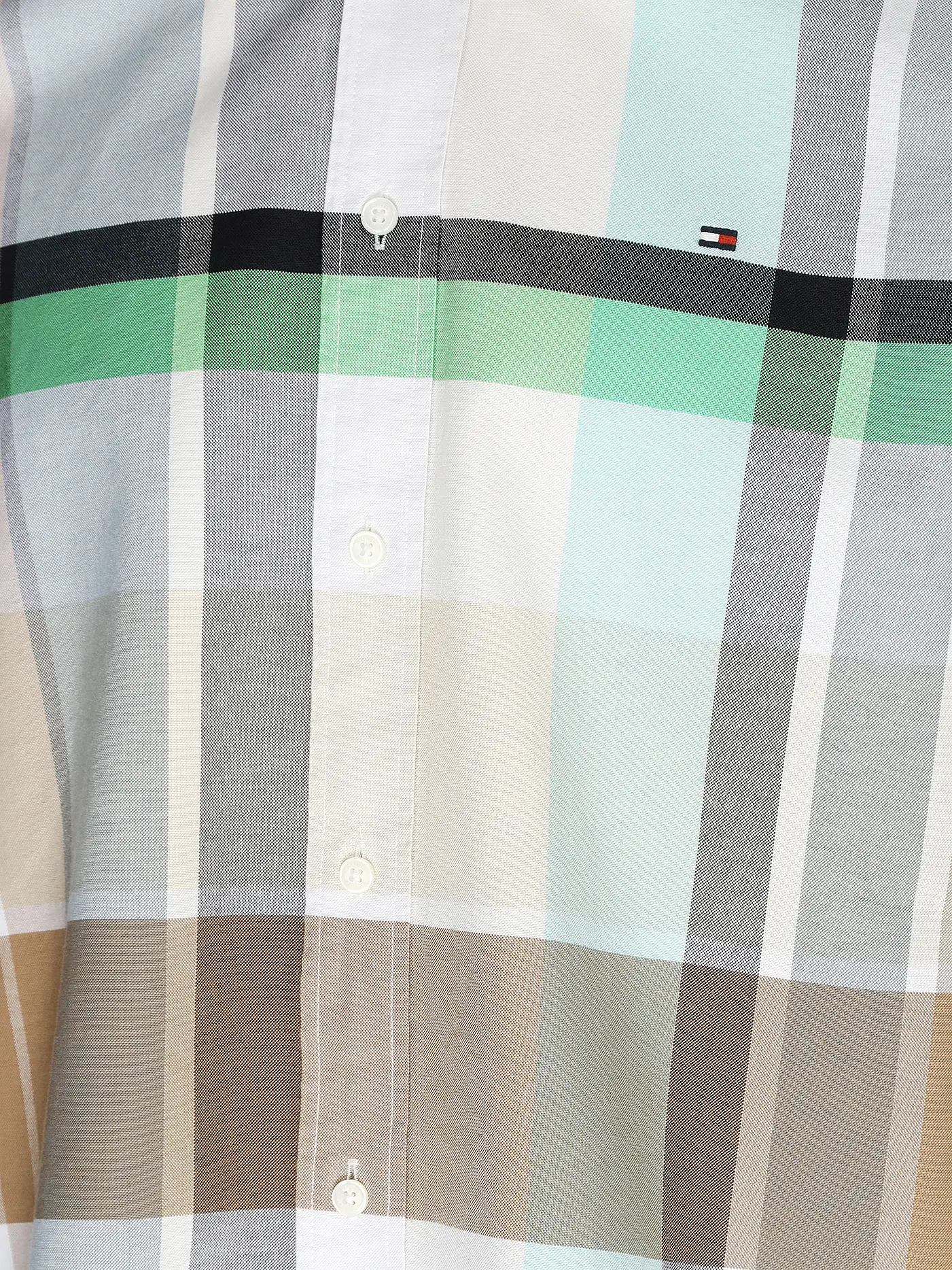 TOMMY HILFIGER | Hemd Slim Fit  | grün