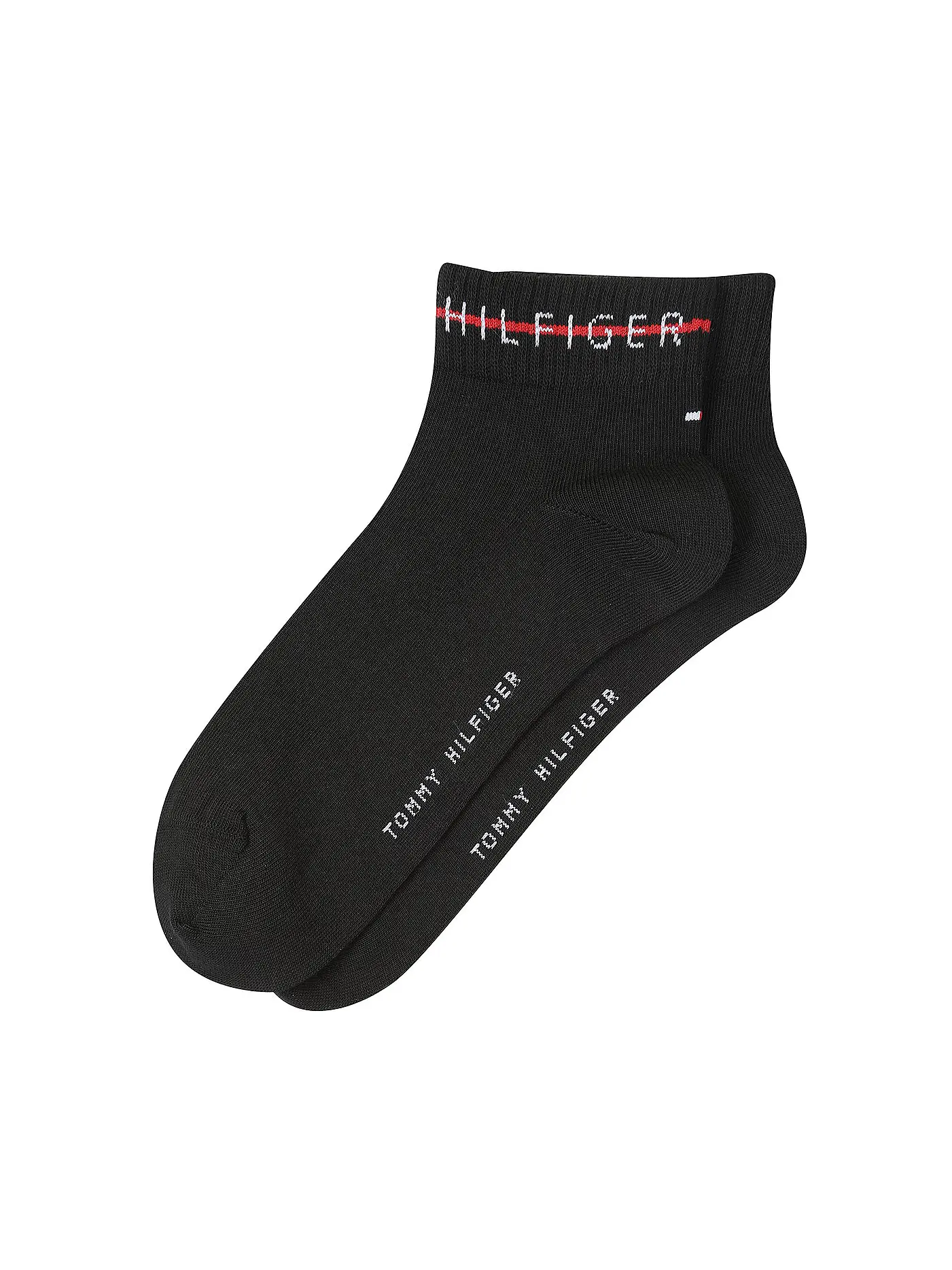 TOMMY HILFIGER | Herren Socken 2er Pkg mid grey melange | schwarz