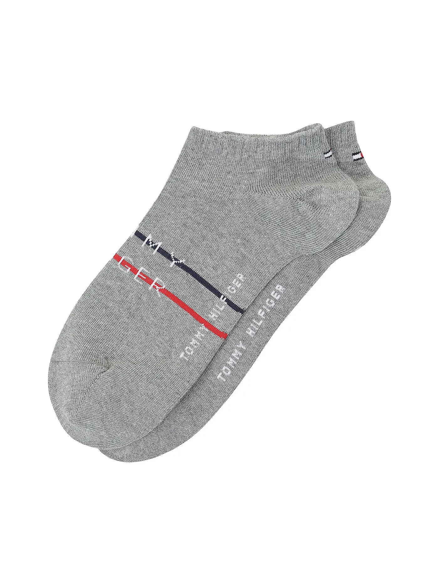 TOMMY HILFIGER | Herren Socken 2er Pkg mid grey melange | grau