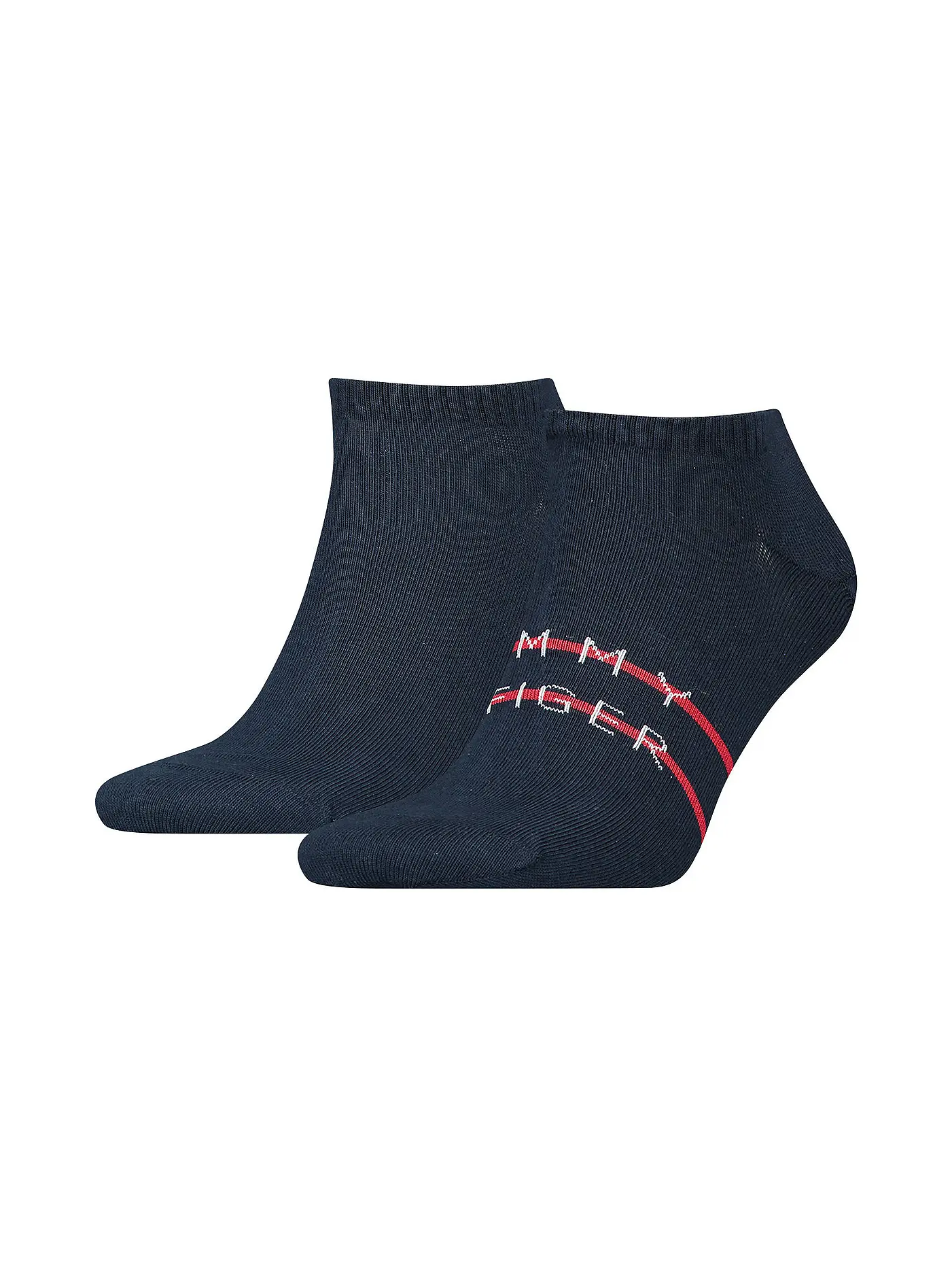 TOMMY HILFIGER | Herren Socken 2er Pkg mid grey melange | dunkelblau