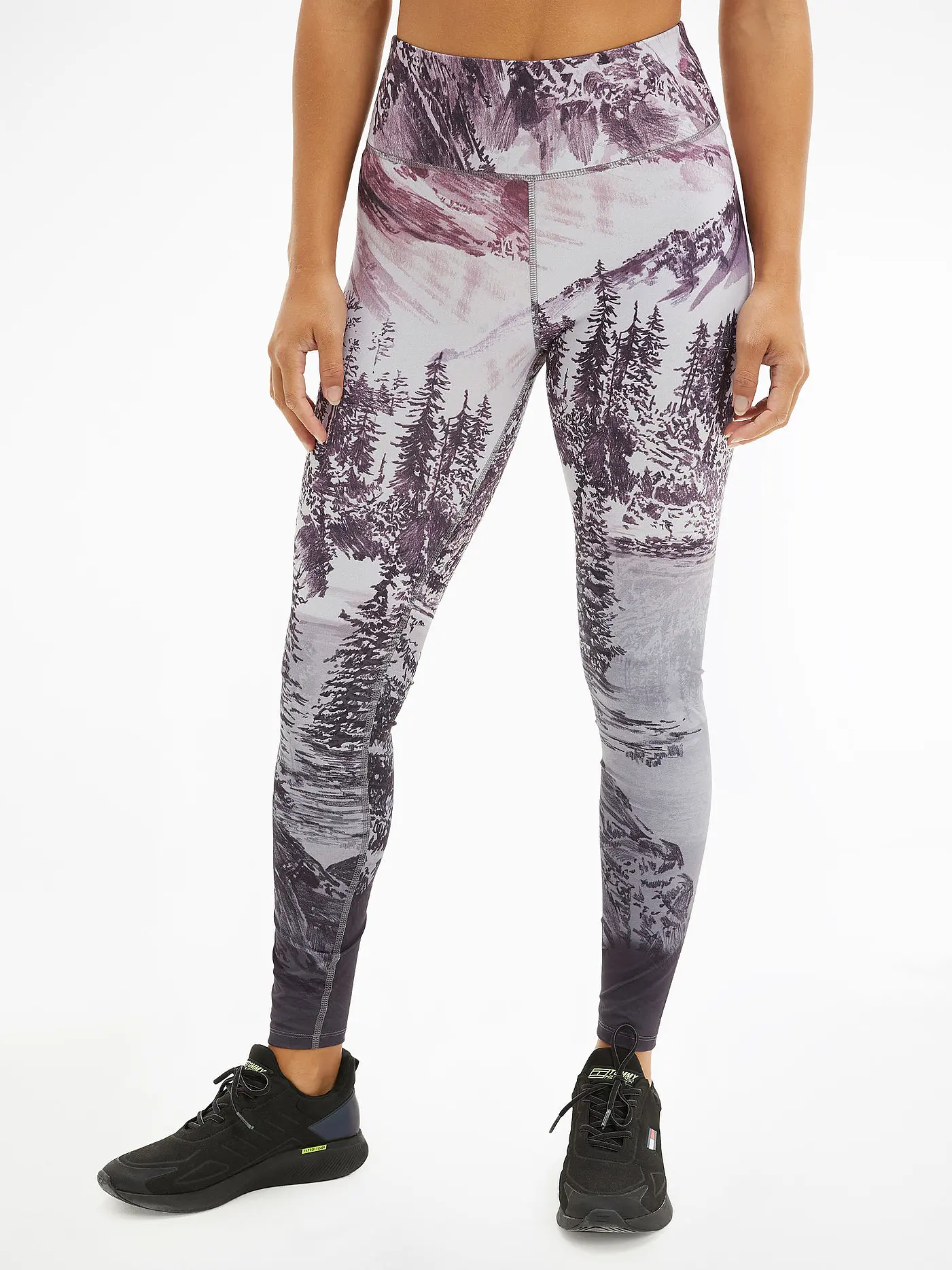 TOMMY HILFIGER | Highwaist Leggings ICON | rot