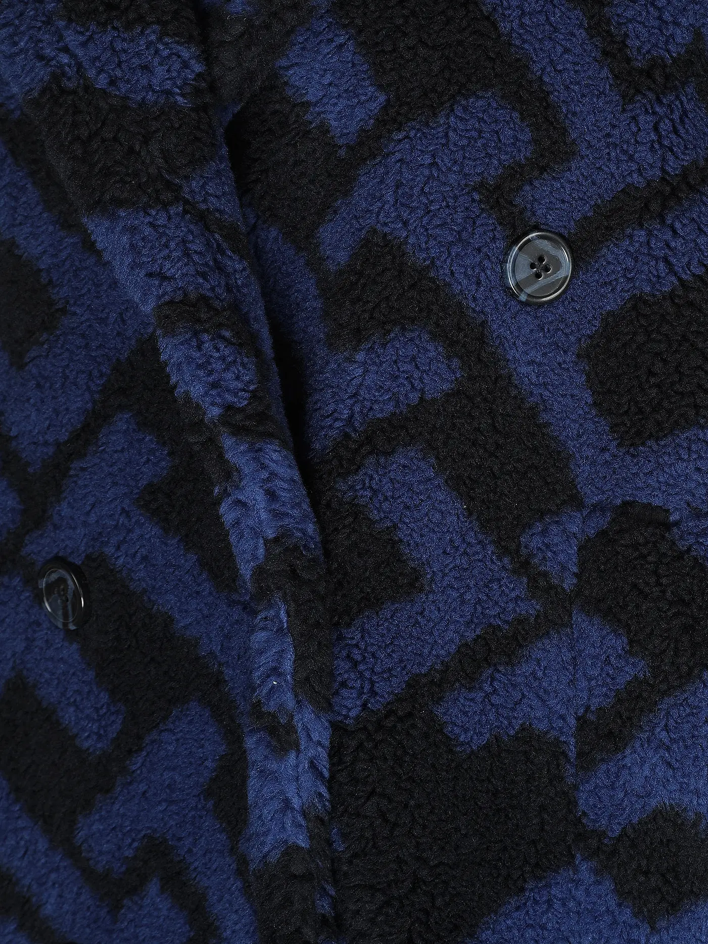 TOMMY HILFIGER | Jacke in Felloptik | blau