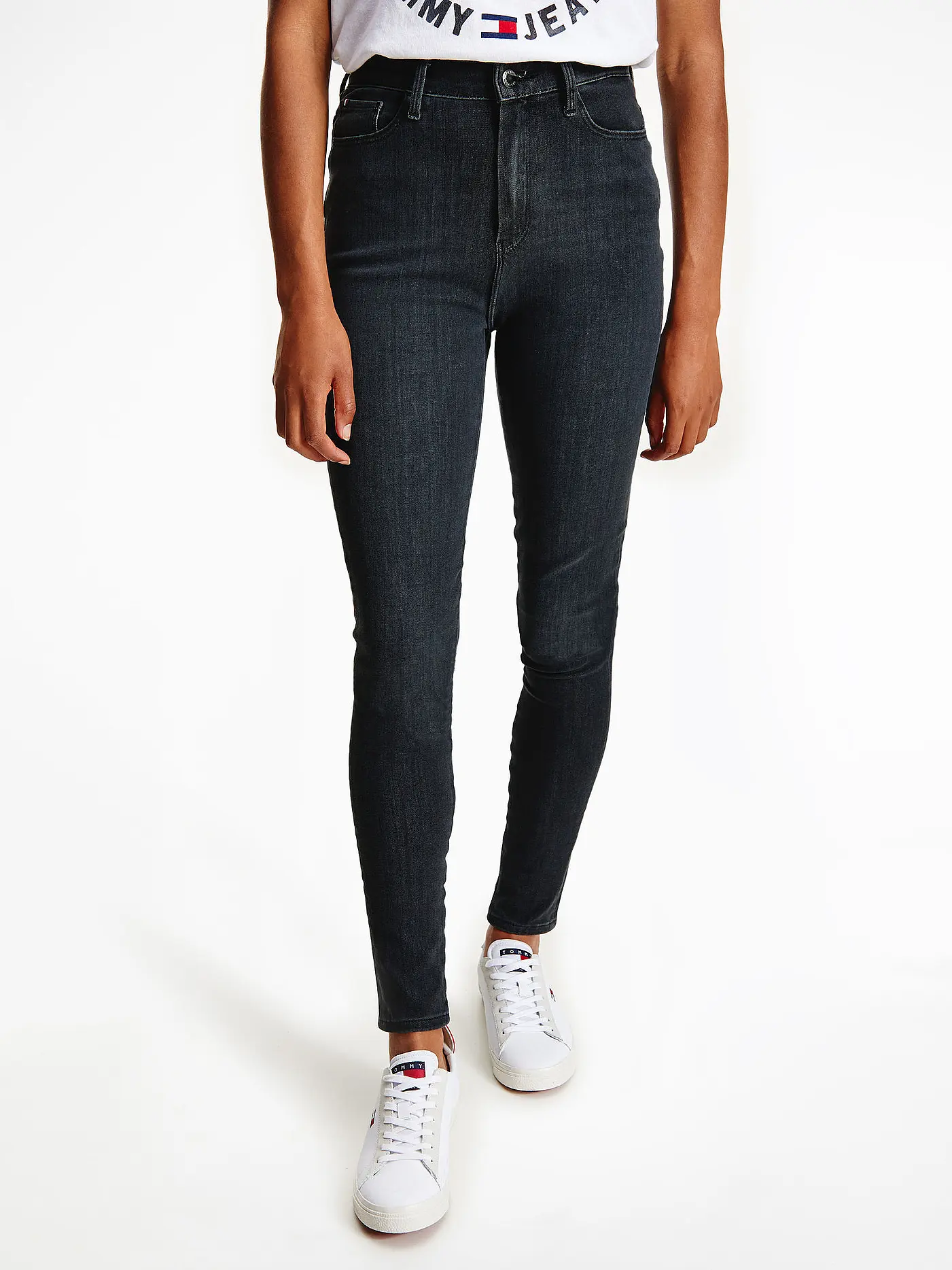 TOMMY HILFIGER | Jeans Skinny Fit Sculpt | schwarz