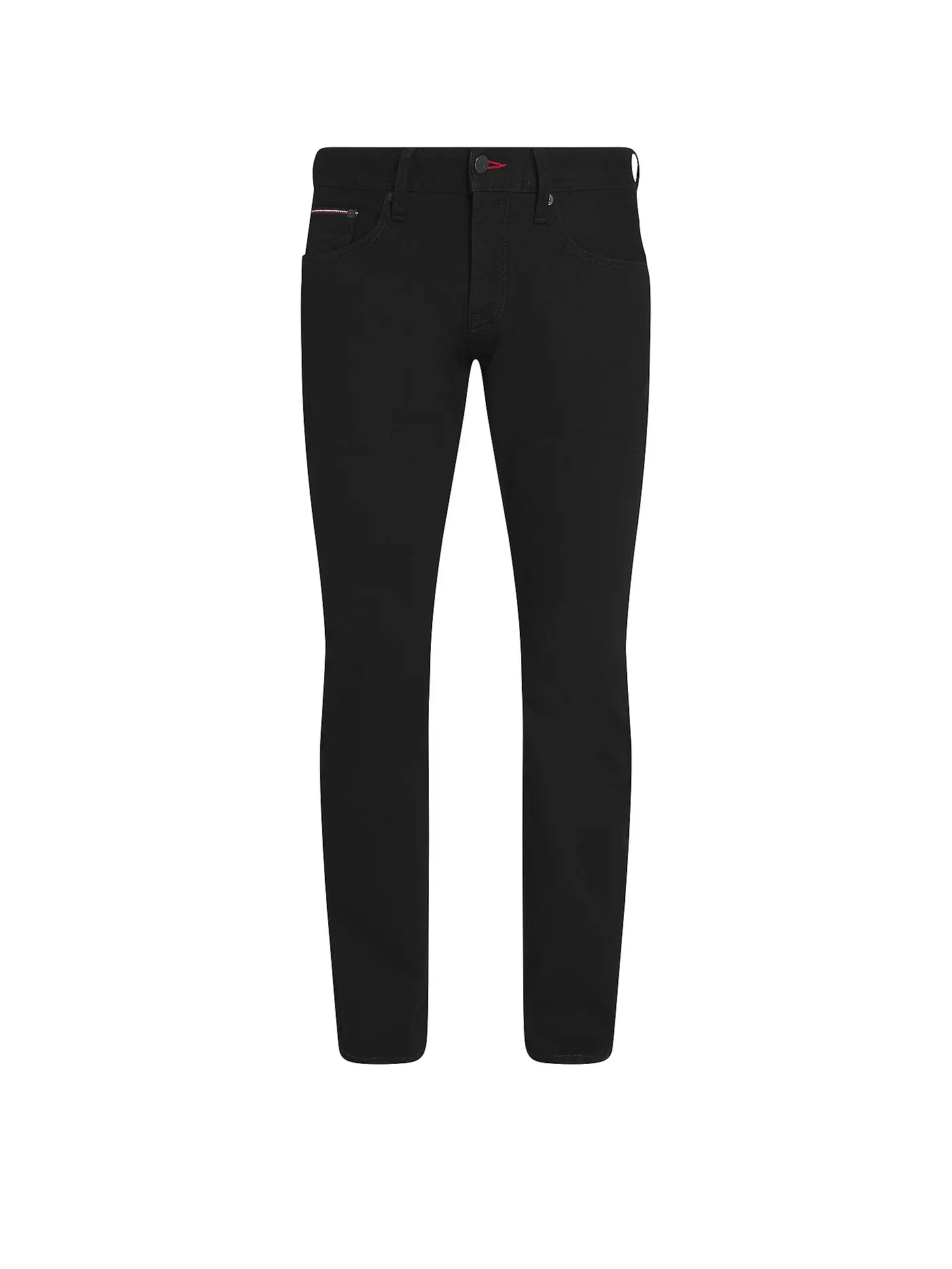 TOMMY HILFIGER | Jeans Straight Fit " Denton " | schwarz