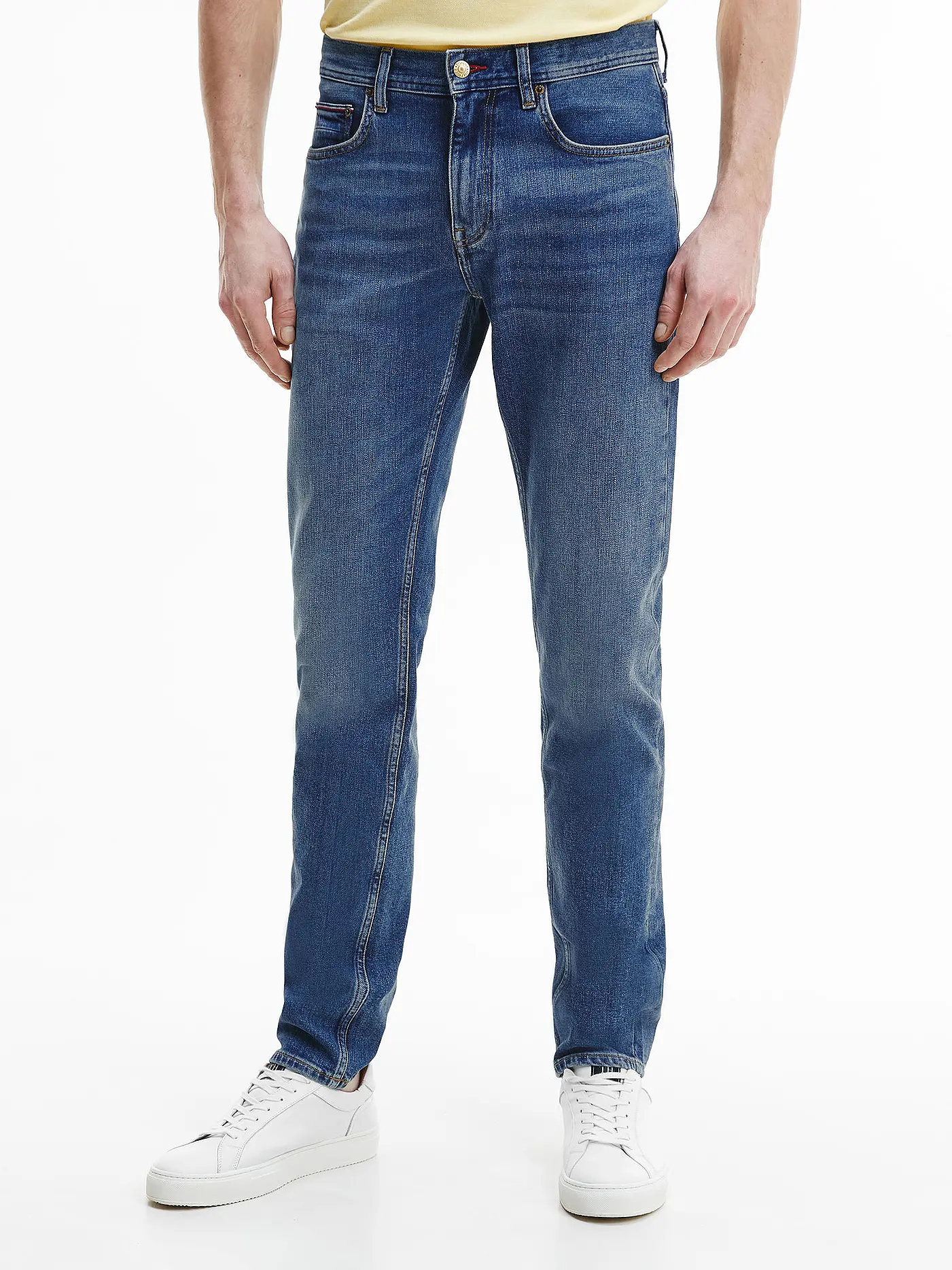 TOMMY HILFIGER | Jeans Straight Fit " Denton " | blau