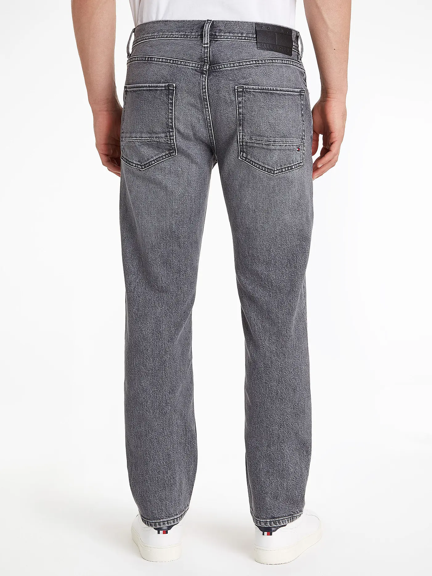 TOMMY HILFIGER | Jeans Straight Fit Denton | grau